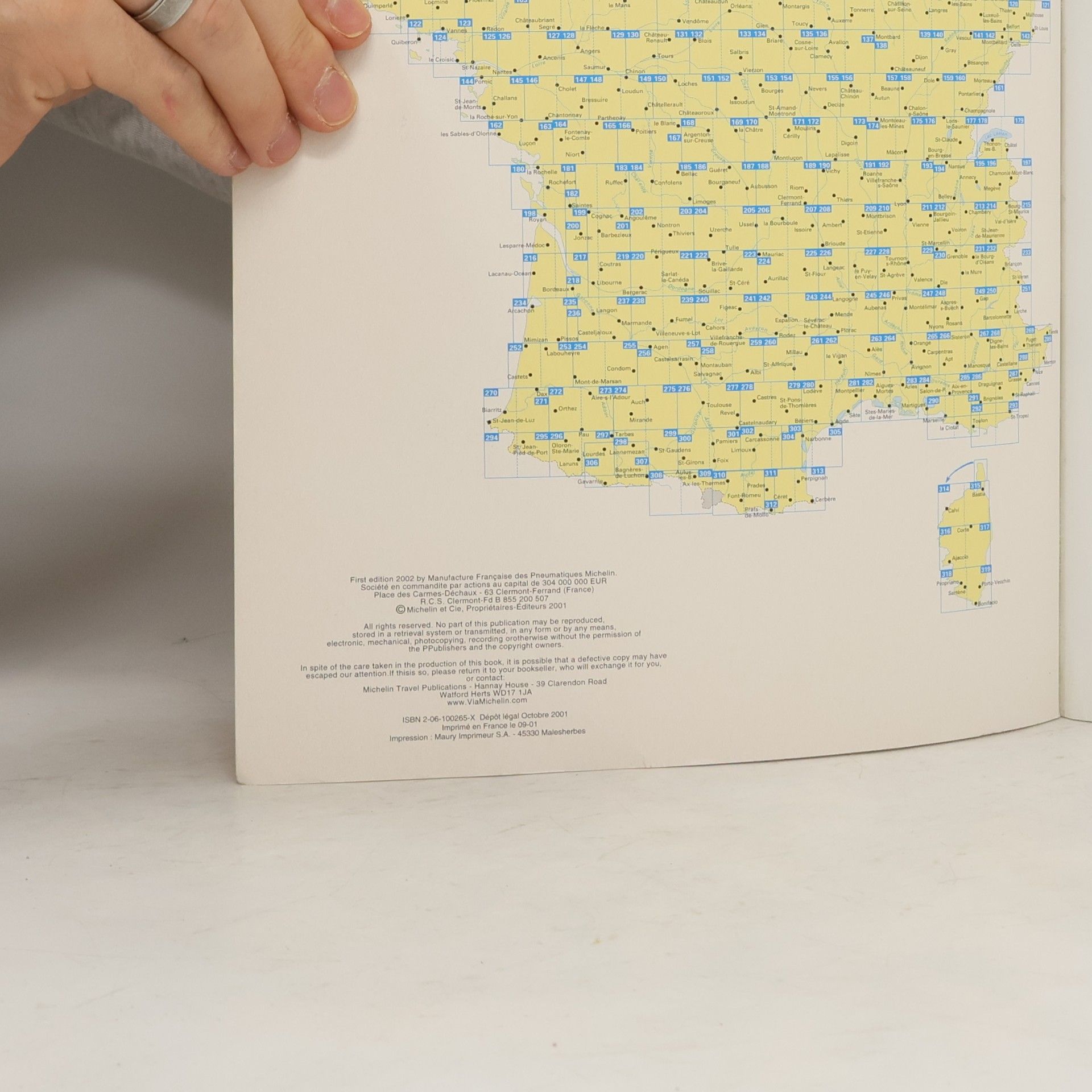Tourist & Motoring Atlas: Michelin France