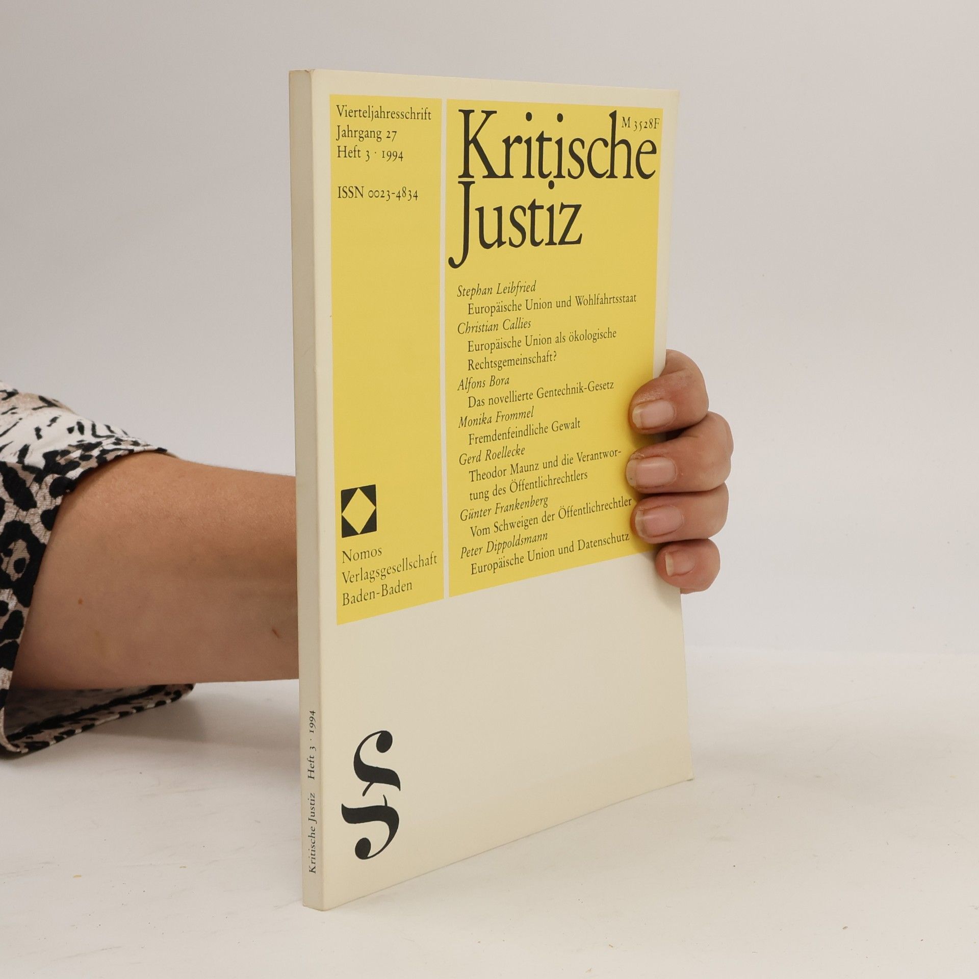 Stephan Leibfried Kritische Justiz