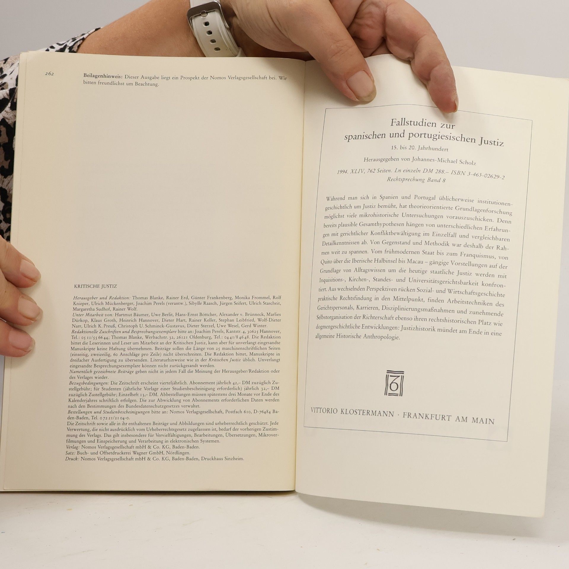 Autorenkollektiv Kritische Justiz. Jahrgang 27. Heft 2/1994