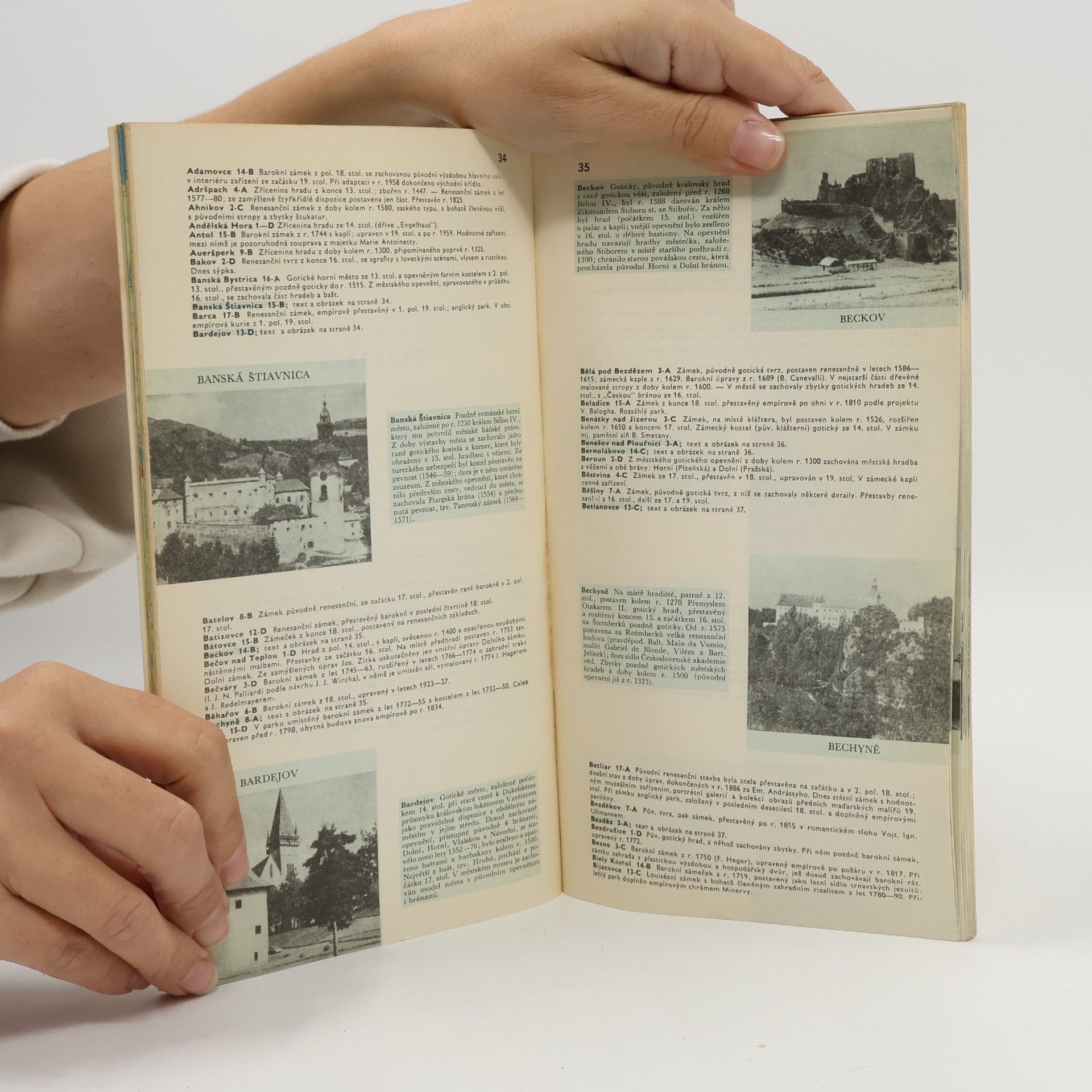 Dr. Josef Hobzek Mapa hradů a zámků Československa