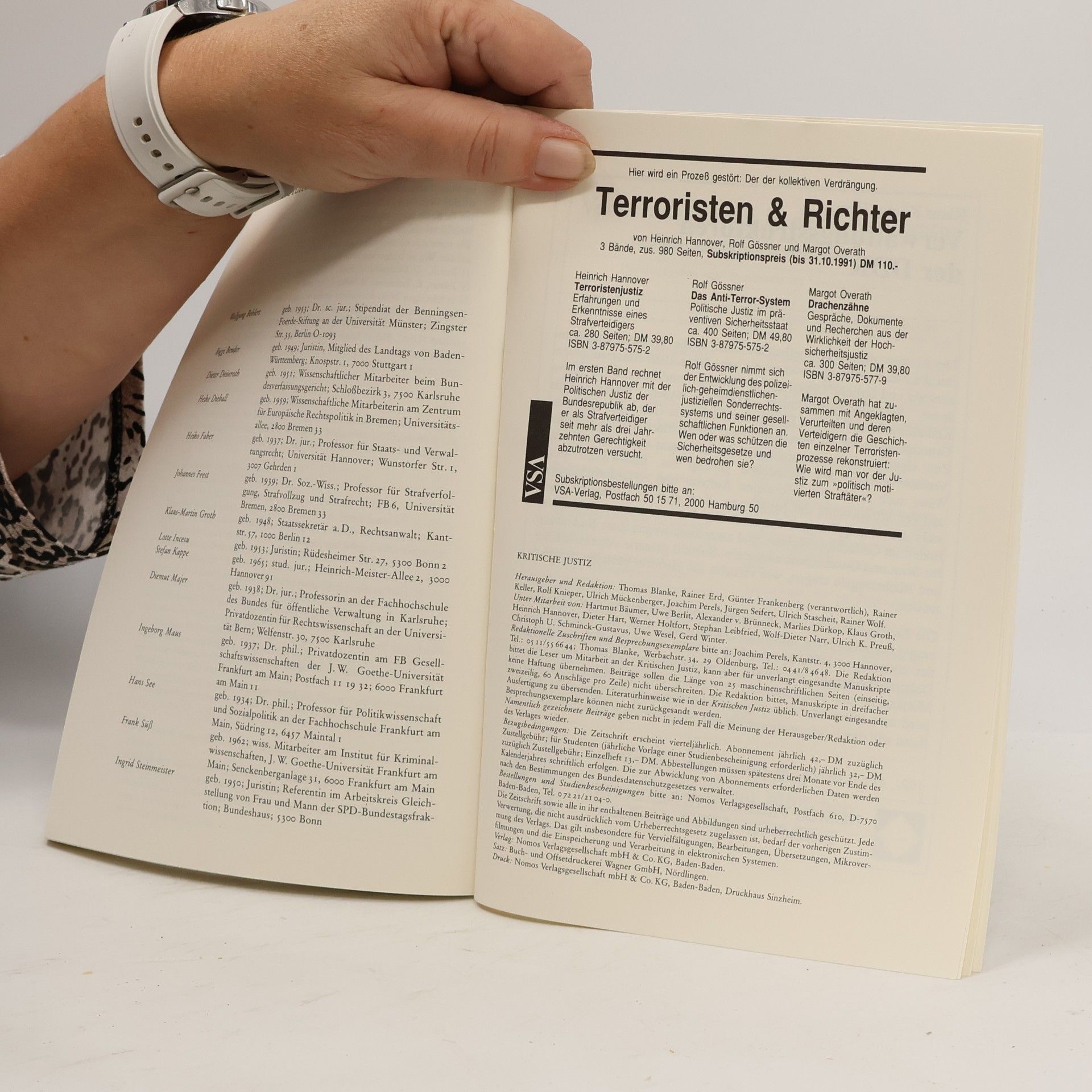Ingeborg Maus Kritische Justiz 2/1991