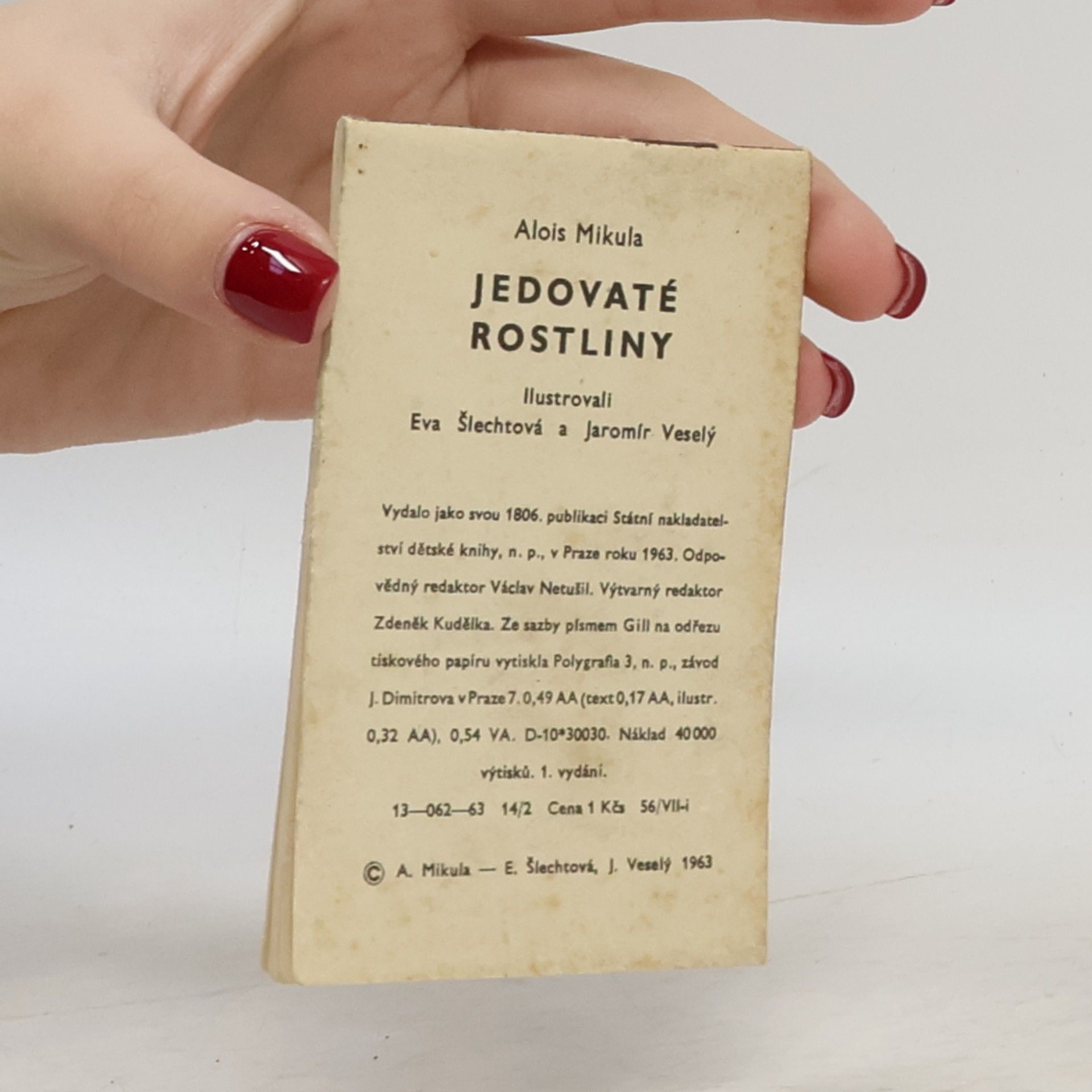 Eva Šlechtová Kukátko. Jedovaté rostliny