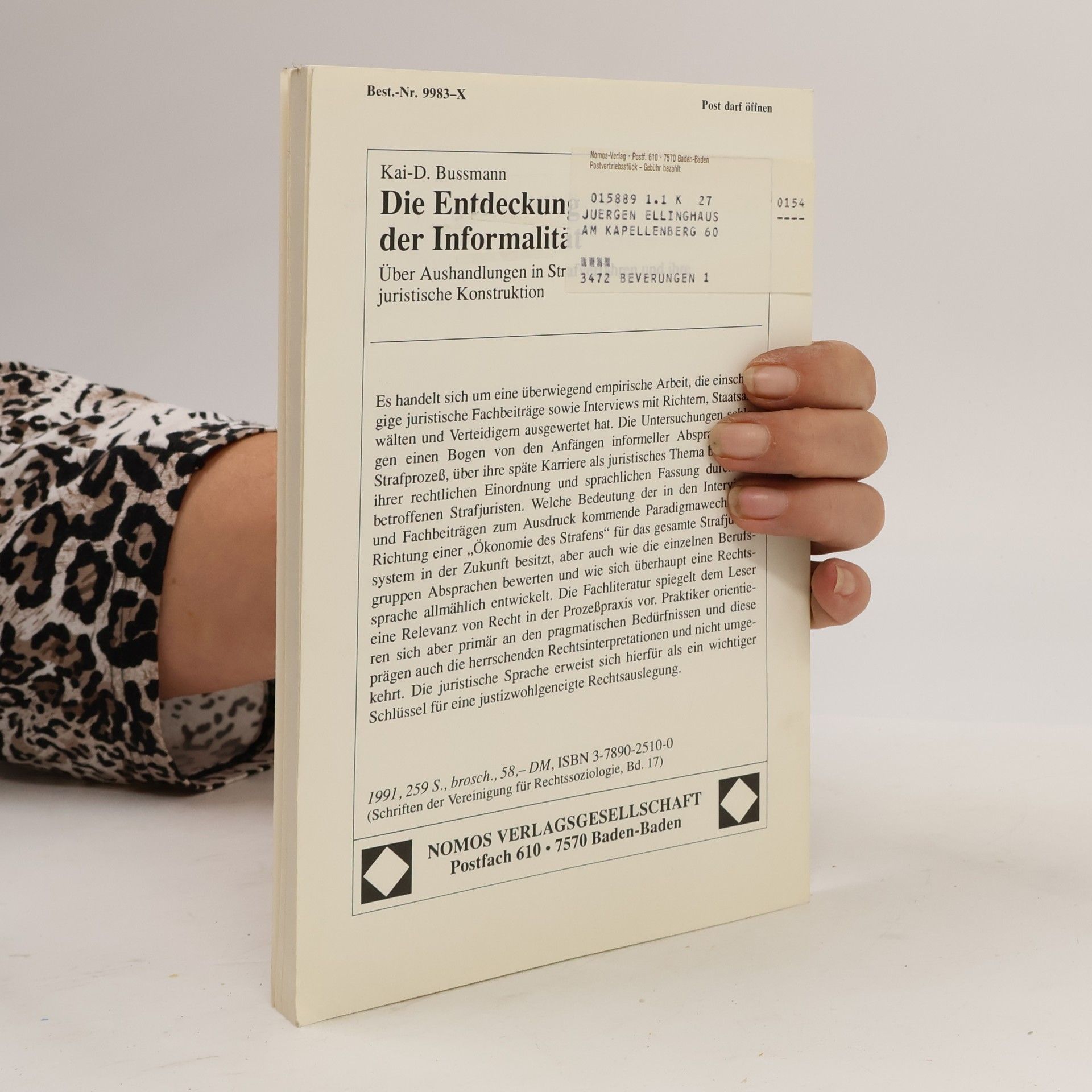 Autorenkollektiv Kritische Justiz 24. 4/1991