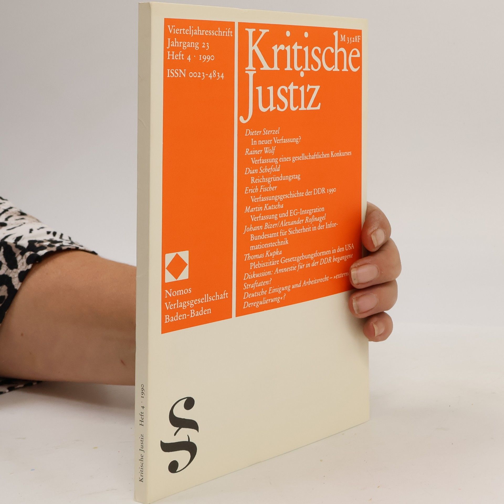 Autorenkollektiv Kritische Justiz. Jahrgang 23, Heft 4 /1990