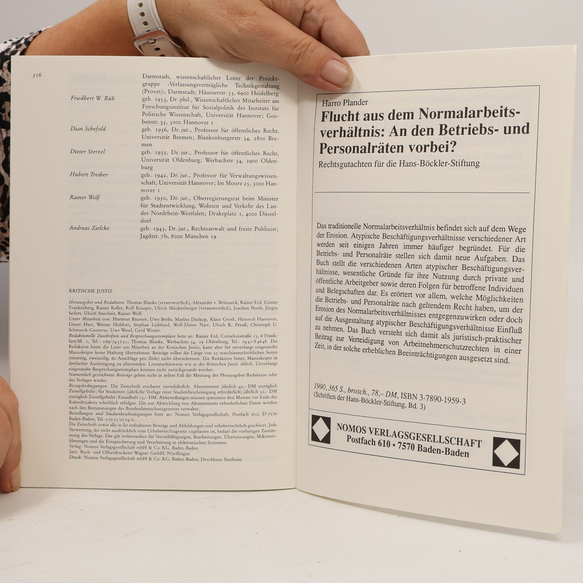 Autorenkollektiv Kritische Justiz. Jahrgang 23, Heft 4 /1990