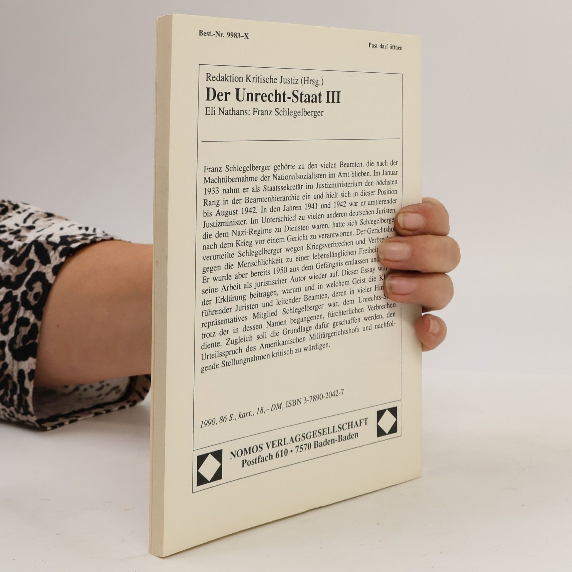 AA.VV. Kritische Justiz. Jahrgang 23, Heft 3