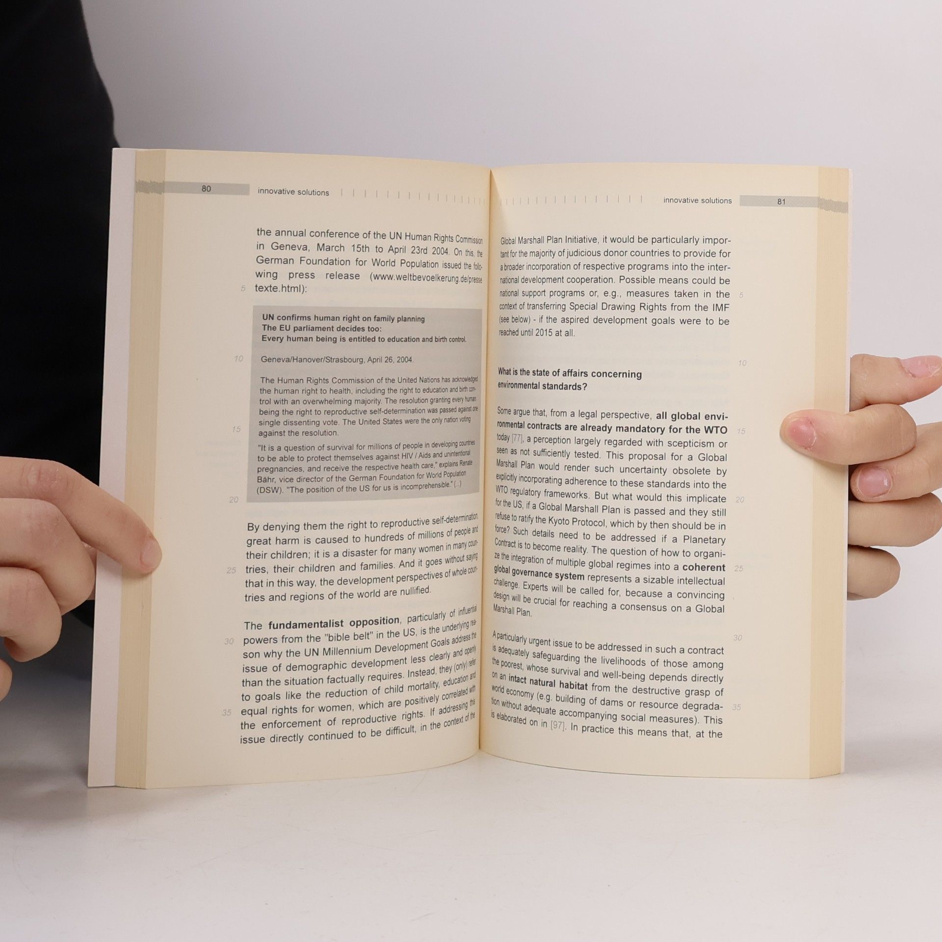 Franz Josef Radermacher Global Marshall Plan. A Planetary Contract