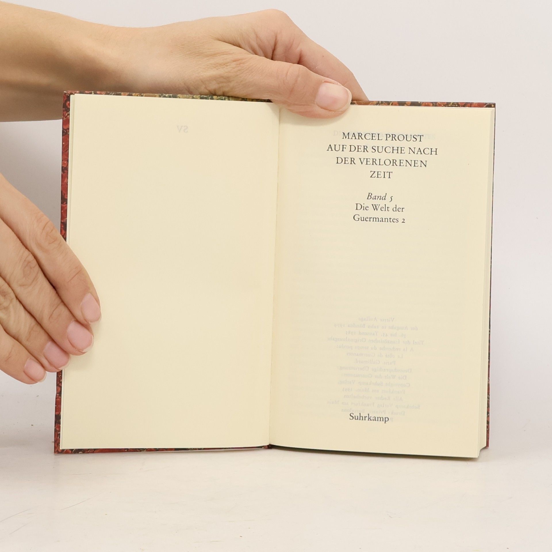 Marcel Proust Auf der suche nach der verlorenen Zeit. Band 5