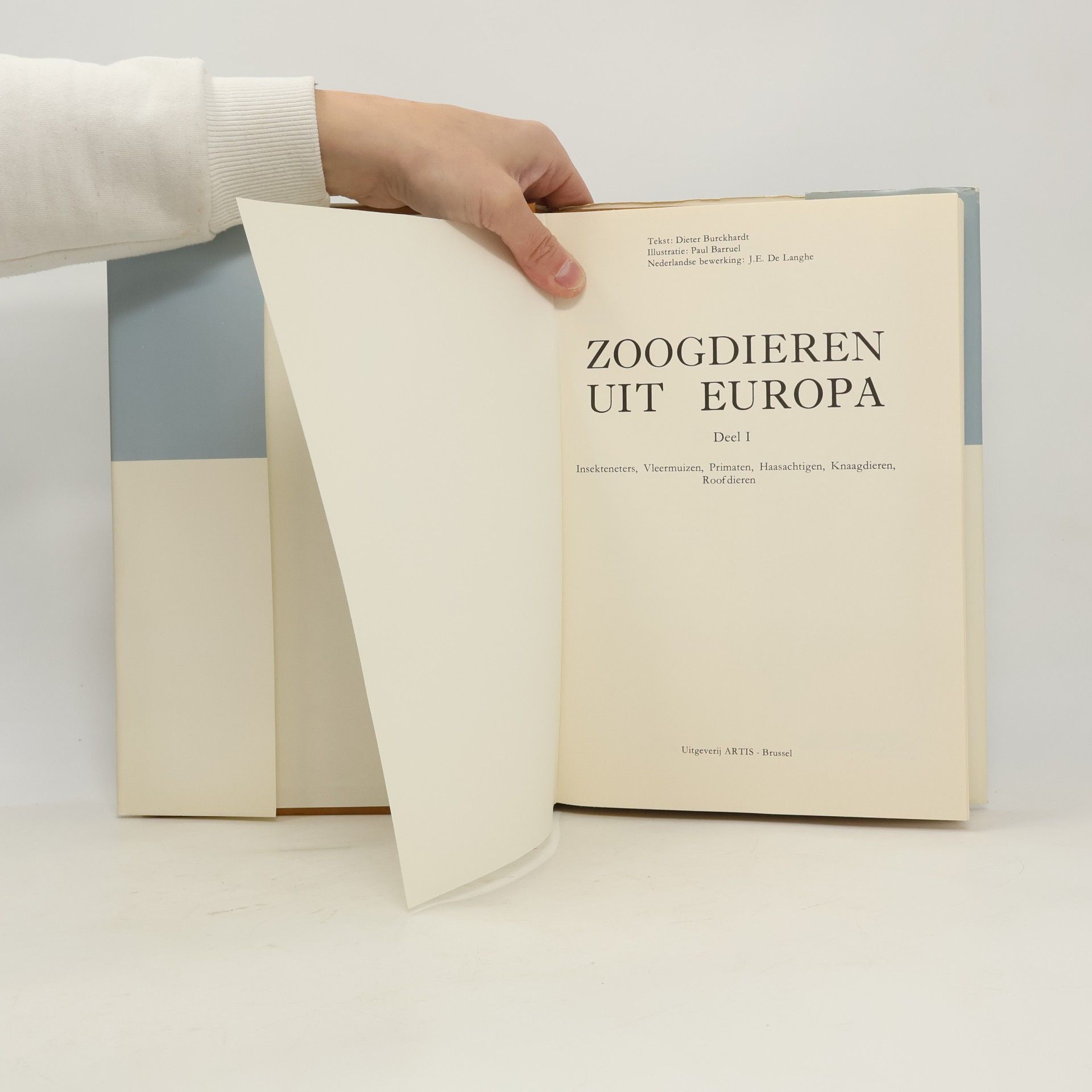 Dieter Burckhardt Zoogdieren uit Europa I