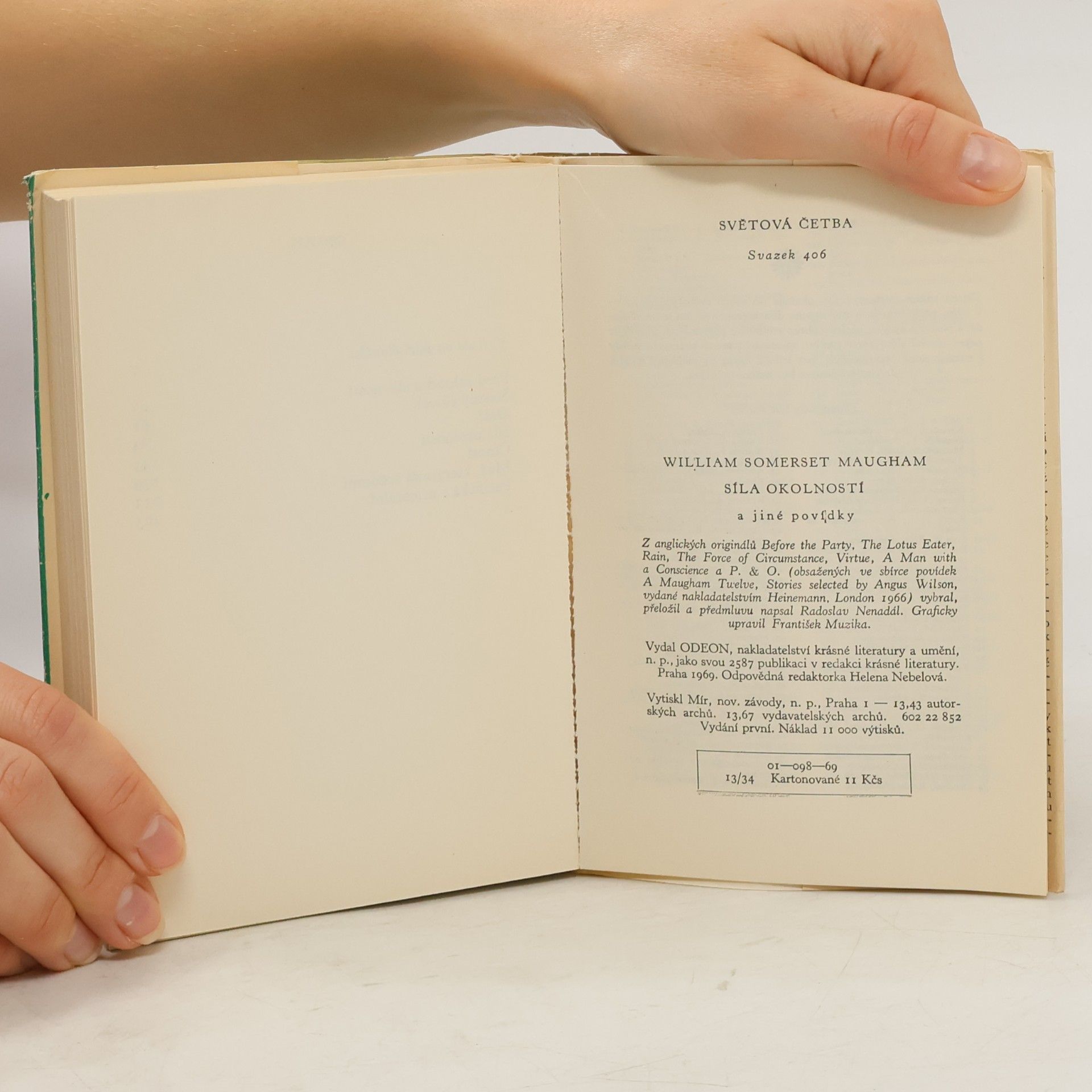 William Somerset Maugham Síla okolností a jiné povídky