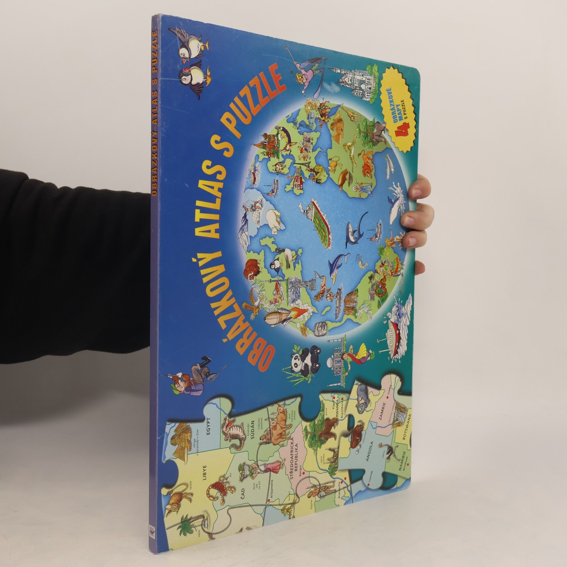 Autores varios Obrázkový atlas s puzzle
