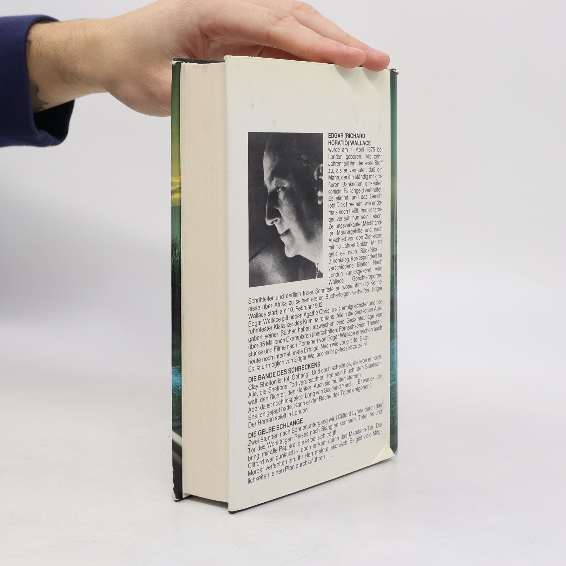 Edgar Wallace Die Bande des Schreckens. Die gelbe Schlange