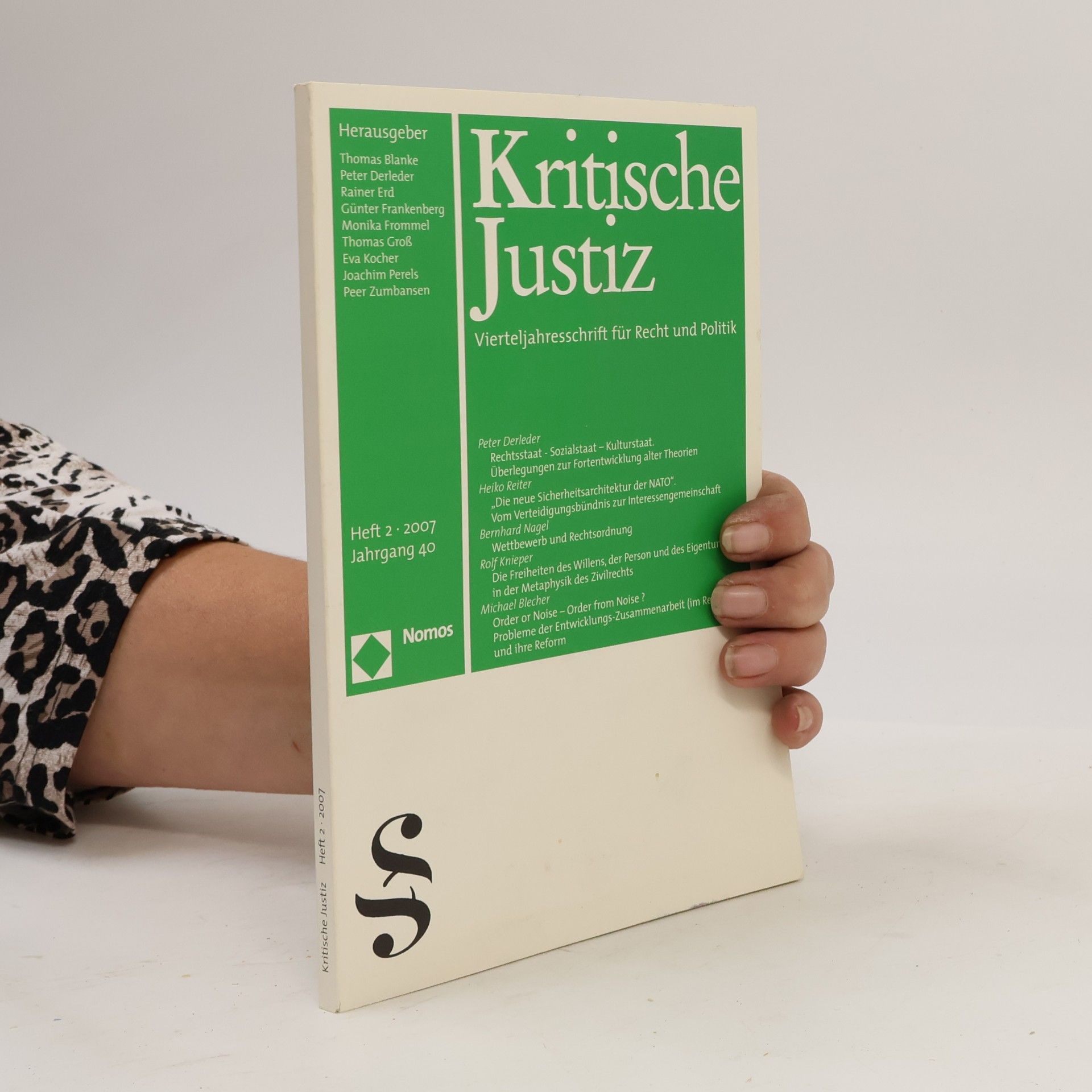 Autorenkollektiv Kritische Justiz 40. 2/2007