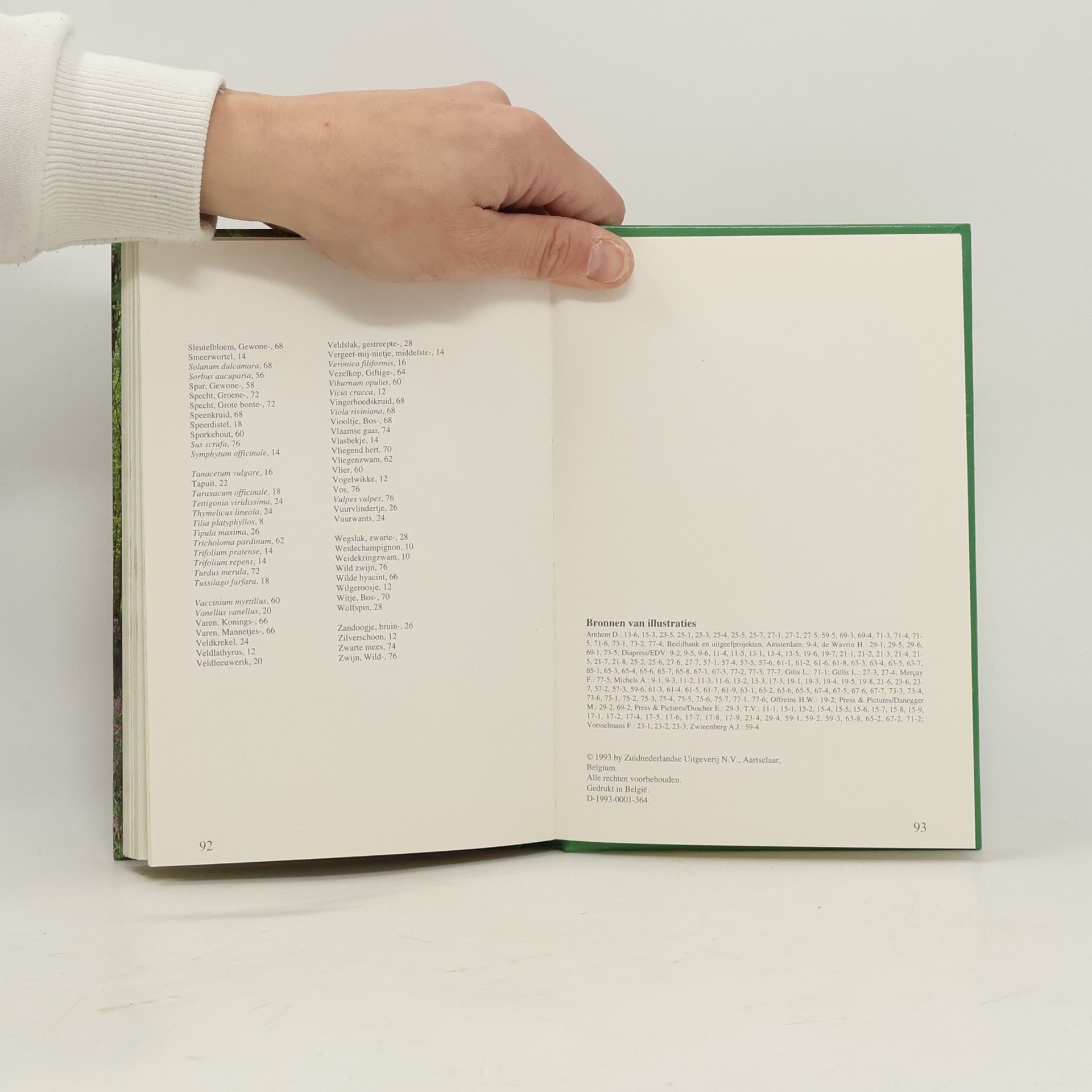 Collectif d'auteurs Natuurboek