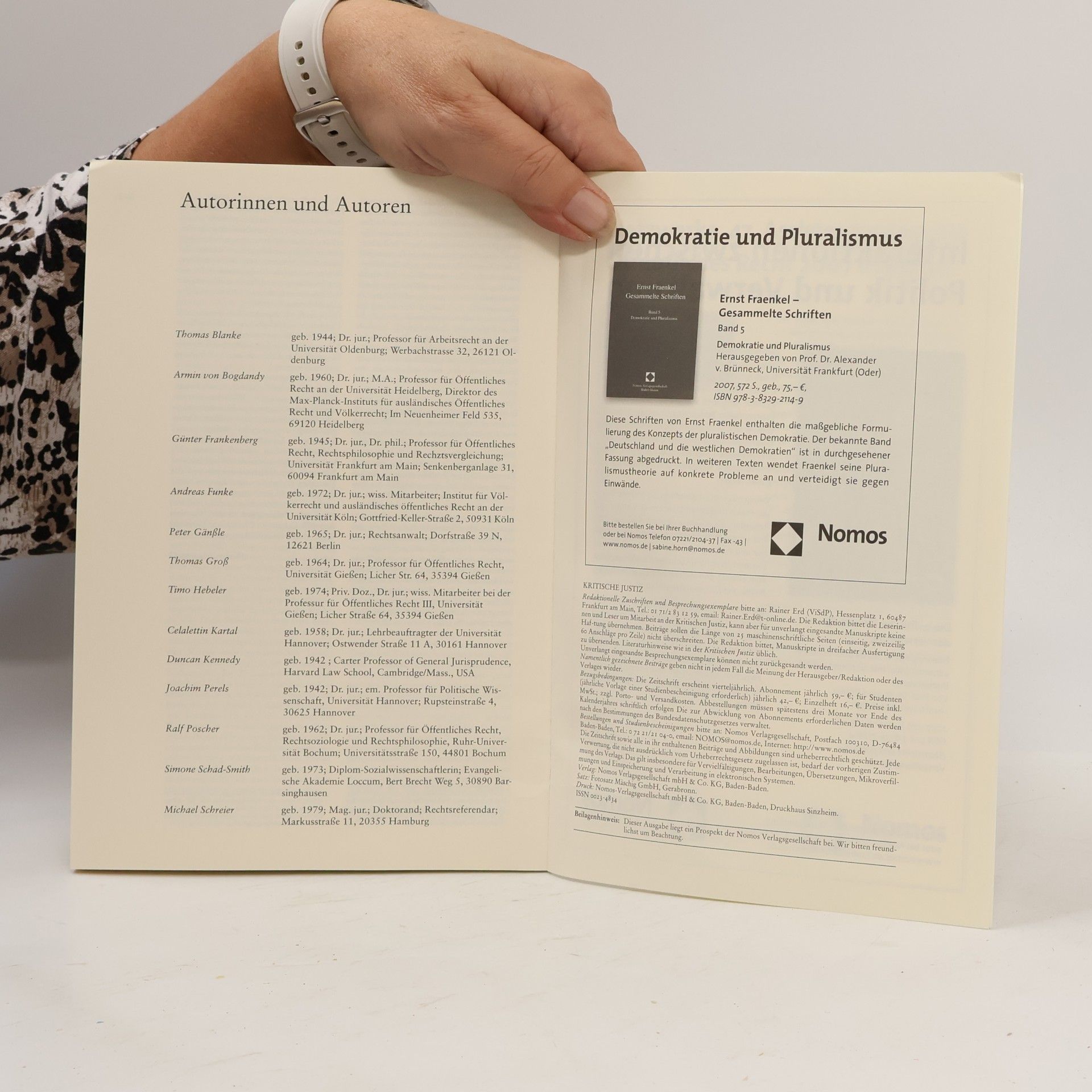 Autorenkollektiv Kritische Justiz. Jahrgang 40, Heft 3