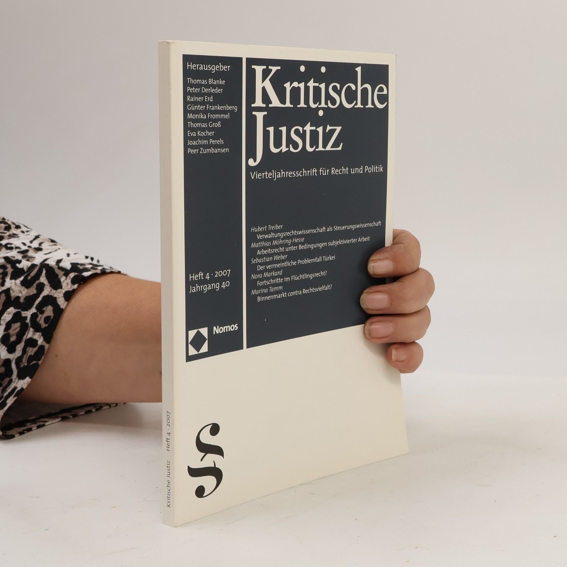 Autorenkollektiv Kritische Justiz 40. 4/2007
