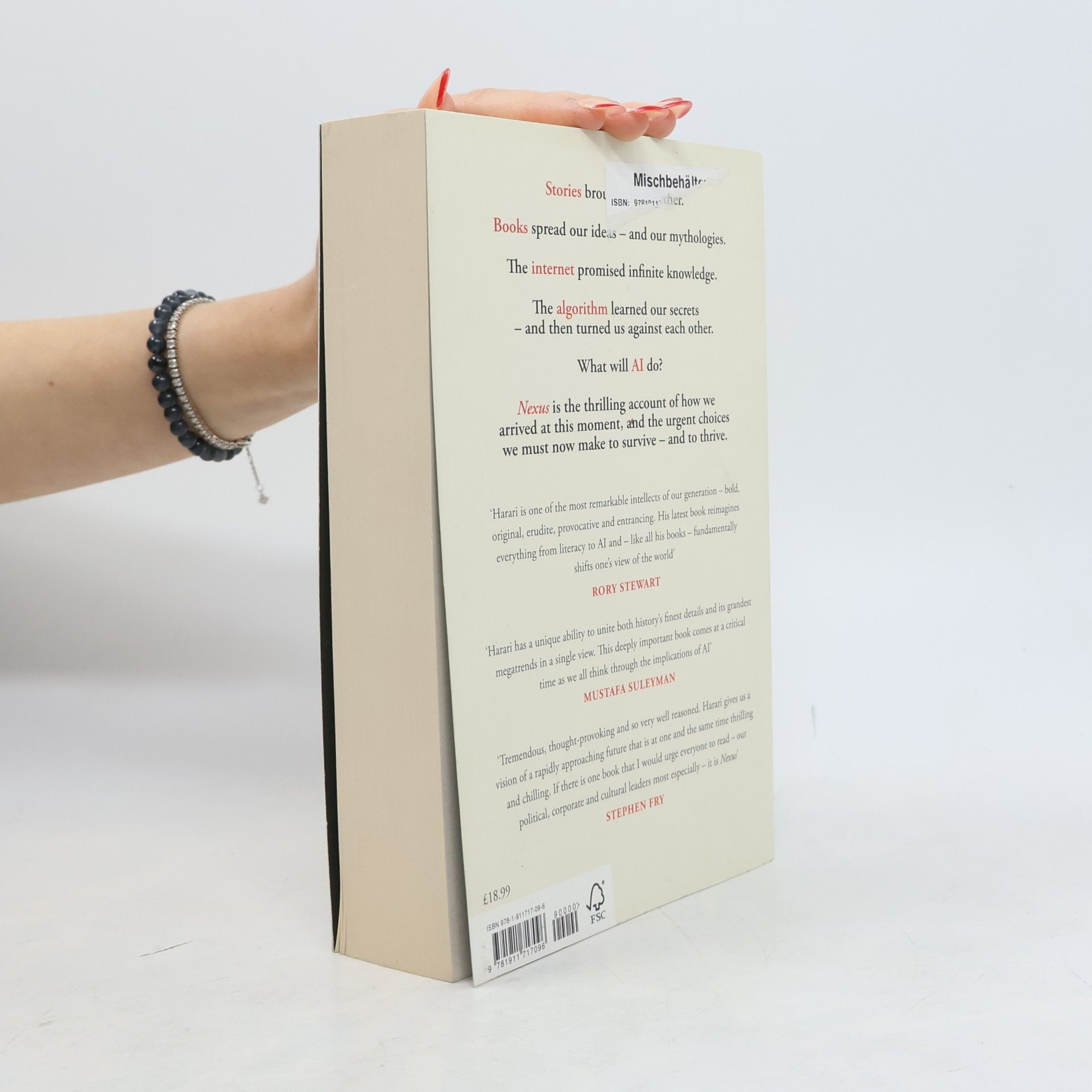 Yuval Noah Harari Nexus: A Brief History of Information Networks from the Stone Age to AI