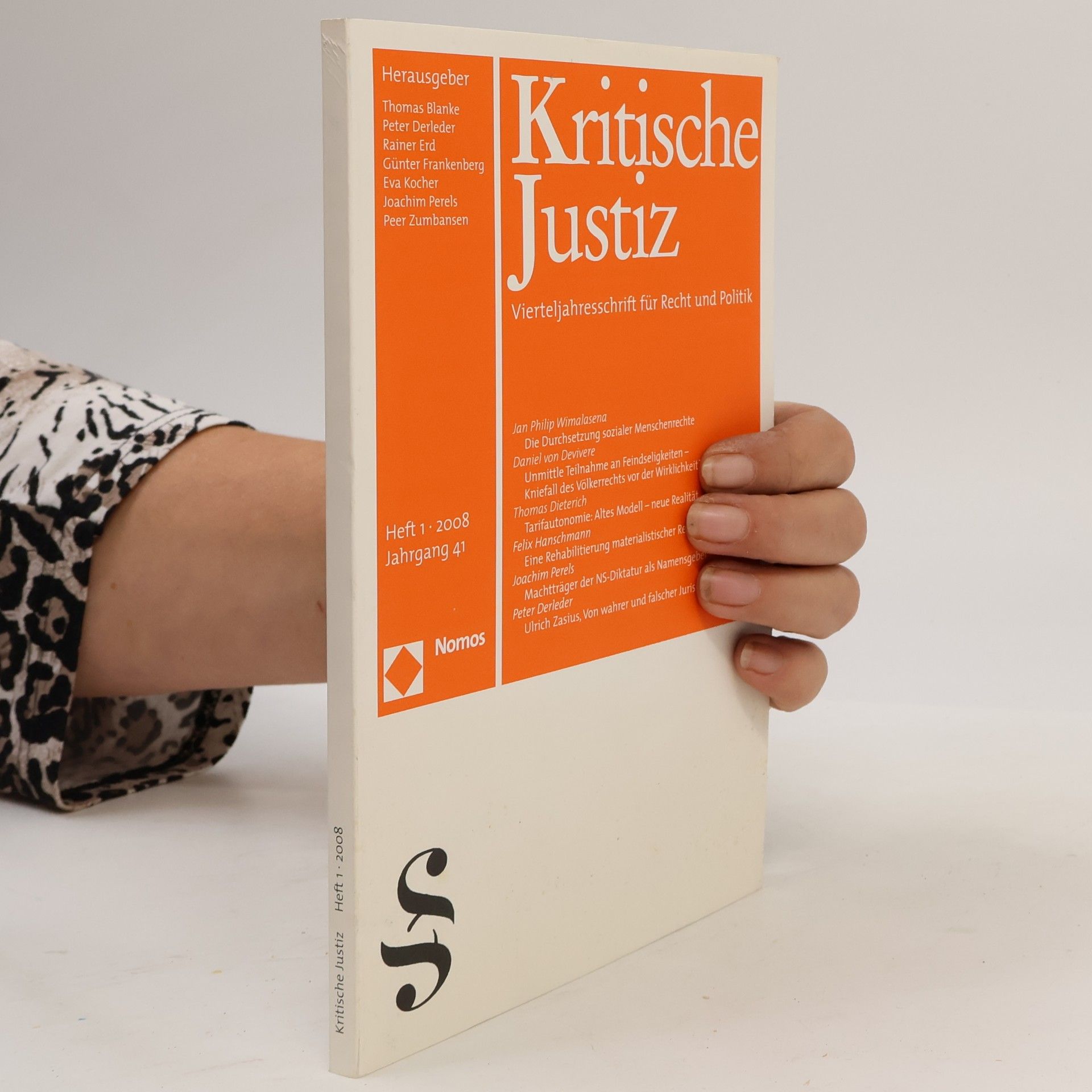 Autorenkollektiv Kritische Justiz 41. 1/2008