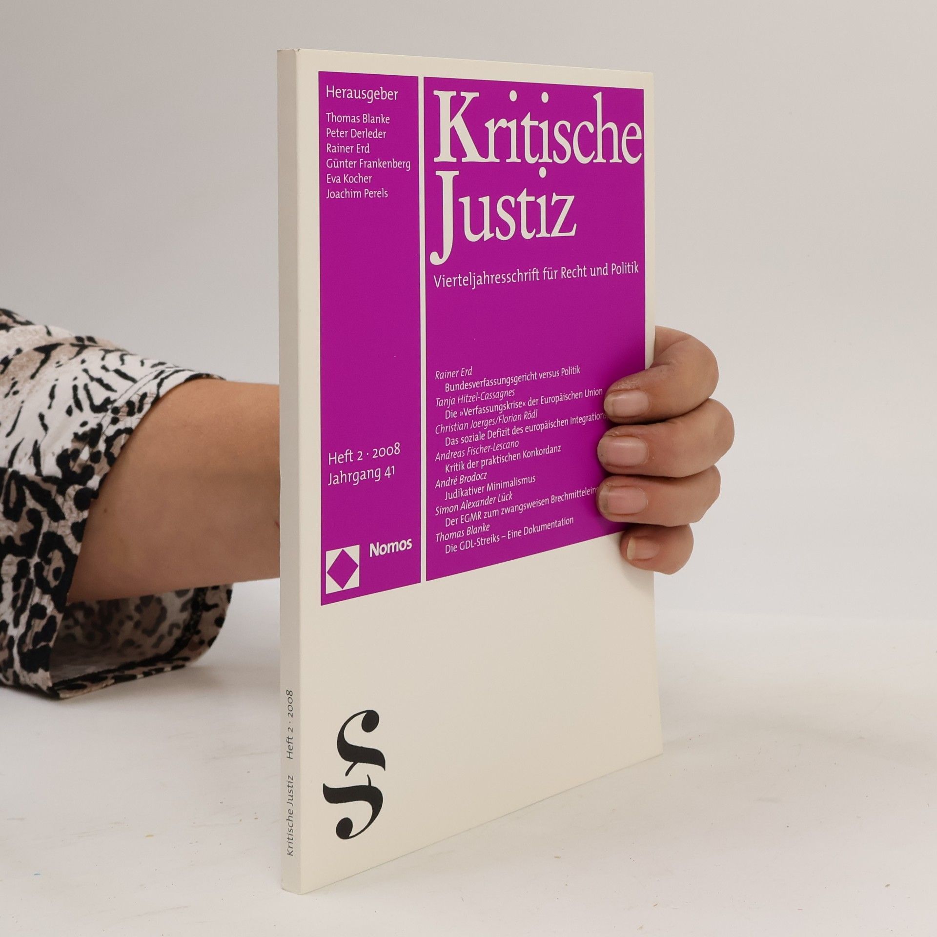 Autorenkollektiv Kritische Justiz. Jahrgang 41, Heft 2