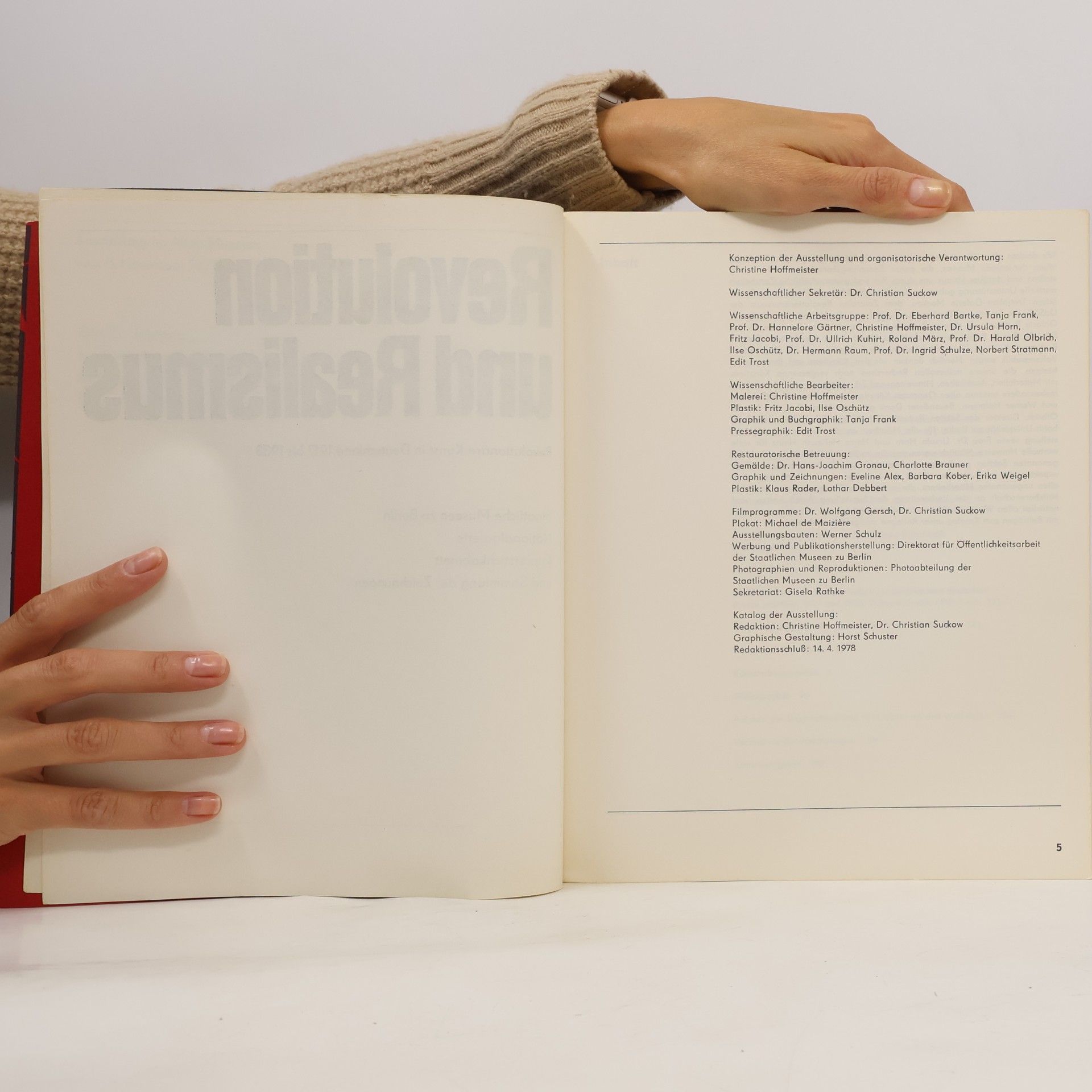 Collectif d'auteurs Revolution und Realismus