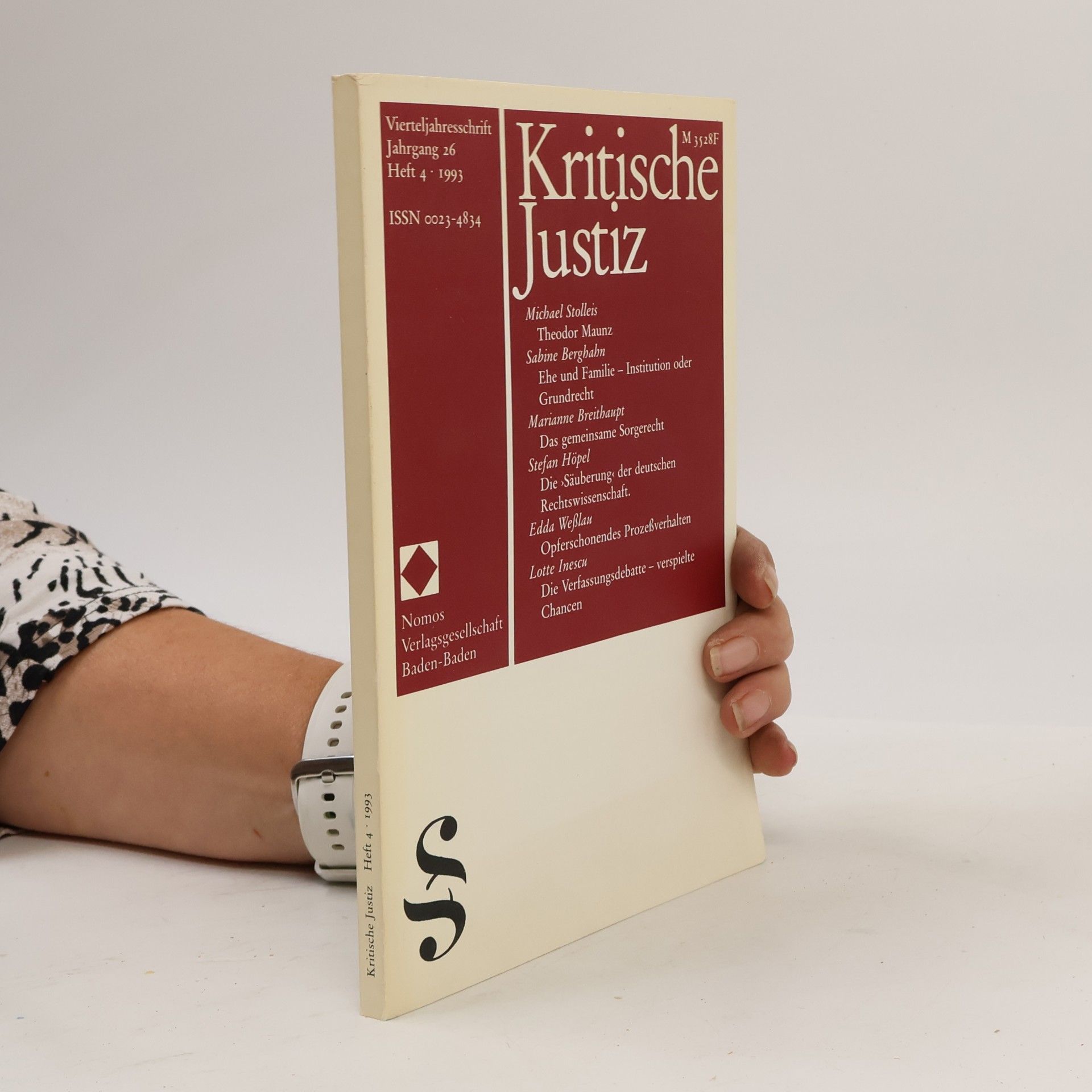 Autorenkollektiv Kritische Justiz. Jahrgang 26, Heft 4