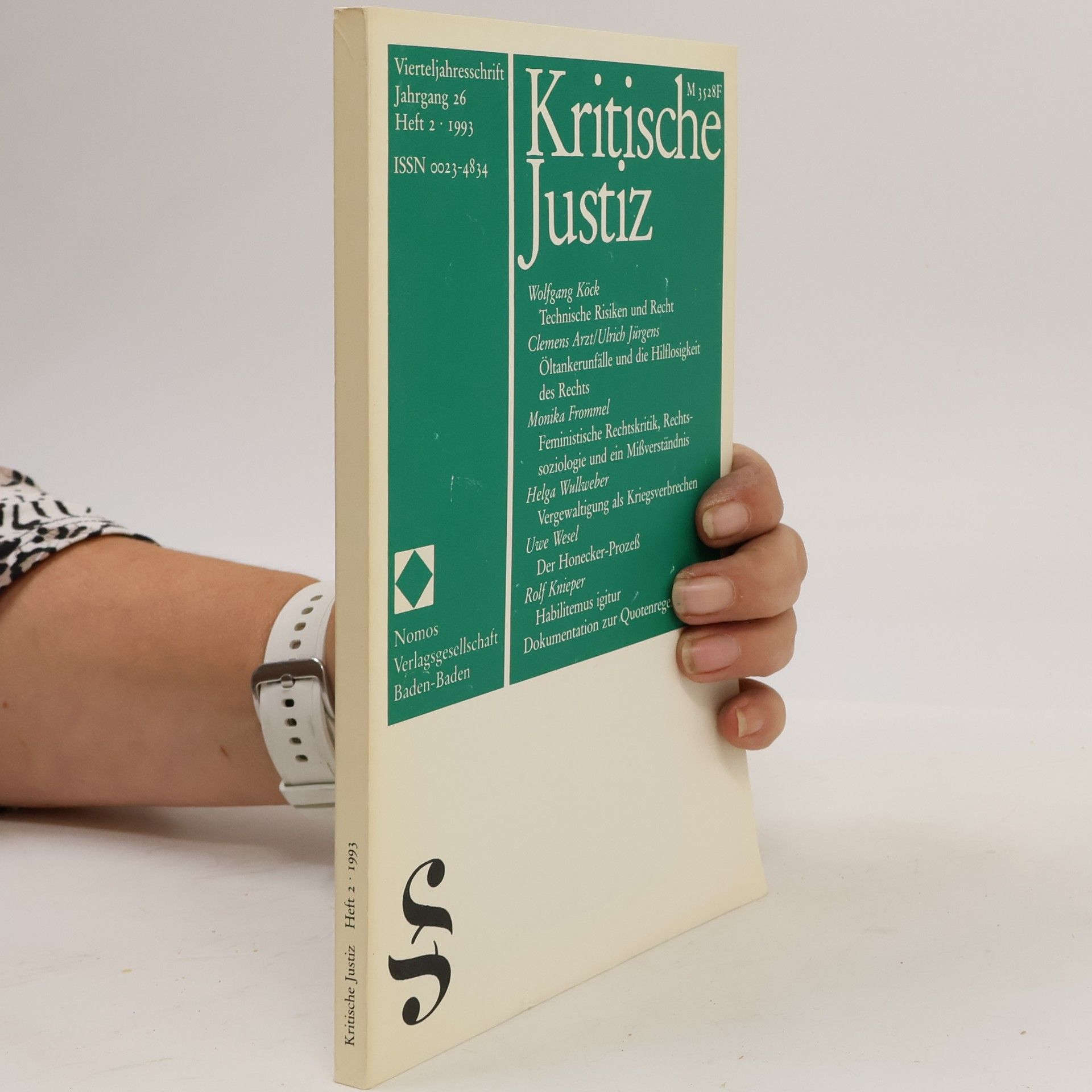 Autorenkollektiv Kritische Justiz. Jahrgang 26, Heft 2