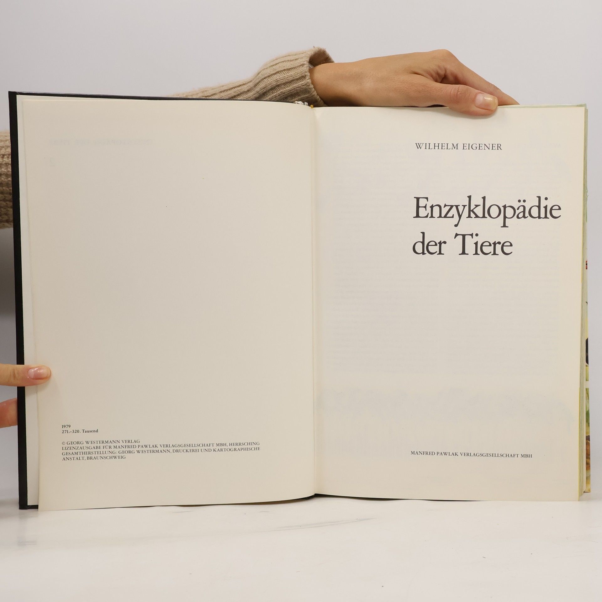Wilhelm Eigener Eigener Enzyklopädie der Tiere 2