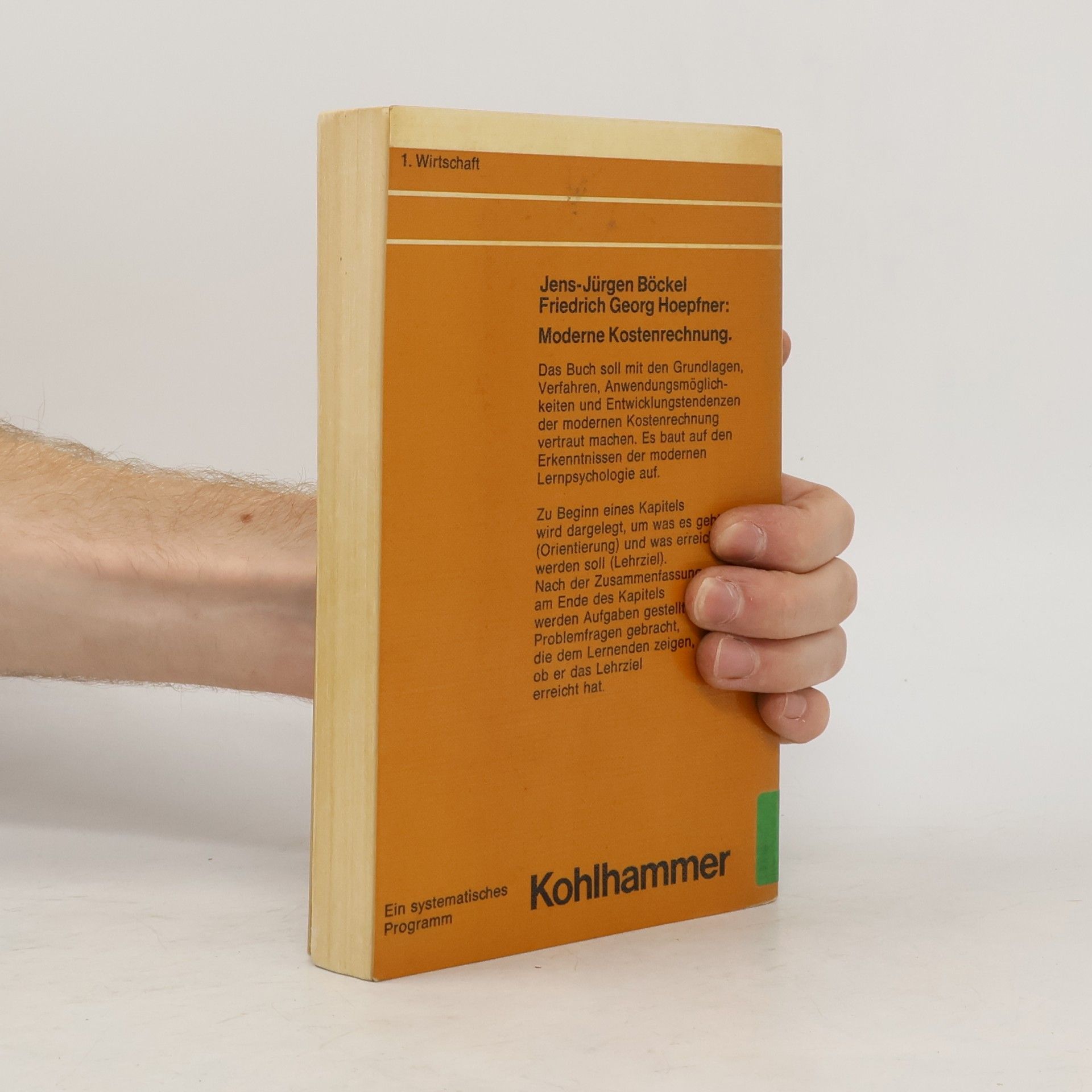 Jens-Jürgen Böckel Moderne Kostenrechnung