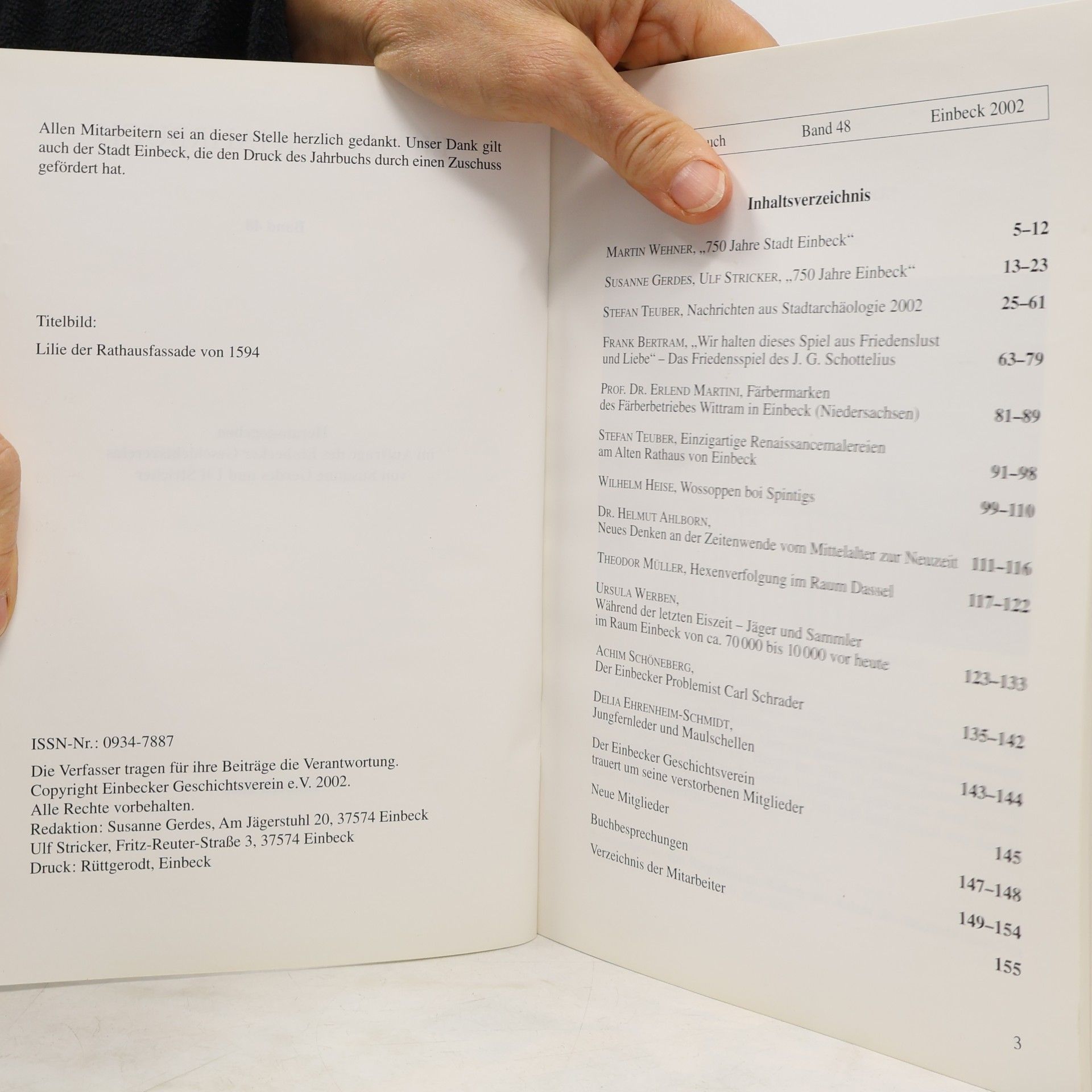 Autorenkollektiv Einbecker Jahrbuch