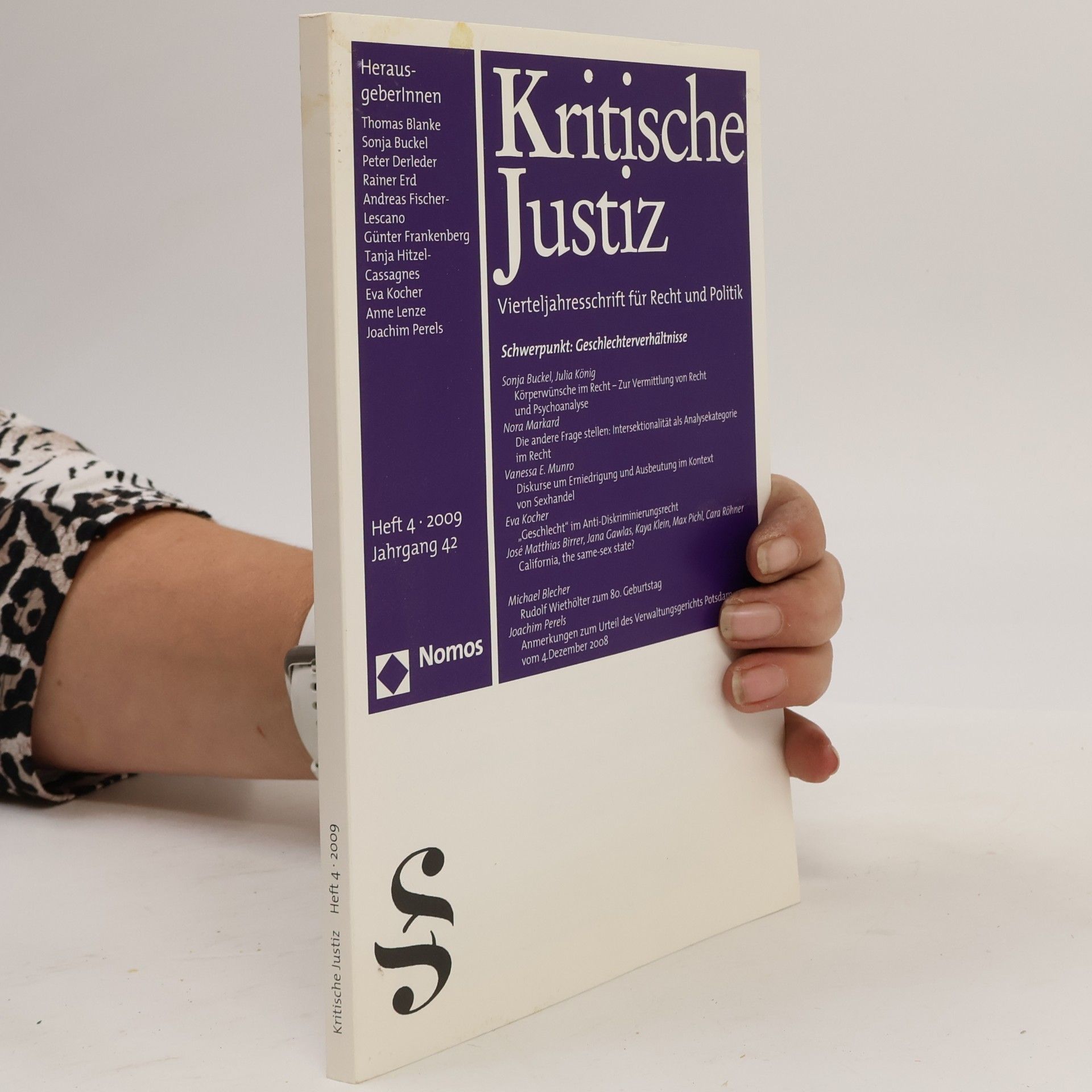 Kritische Justiz 4/2009