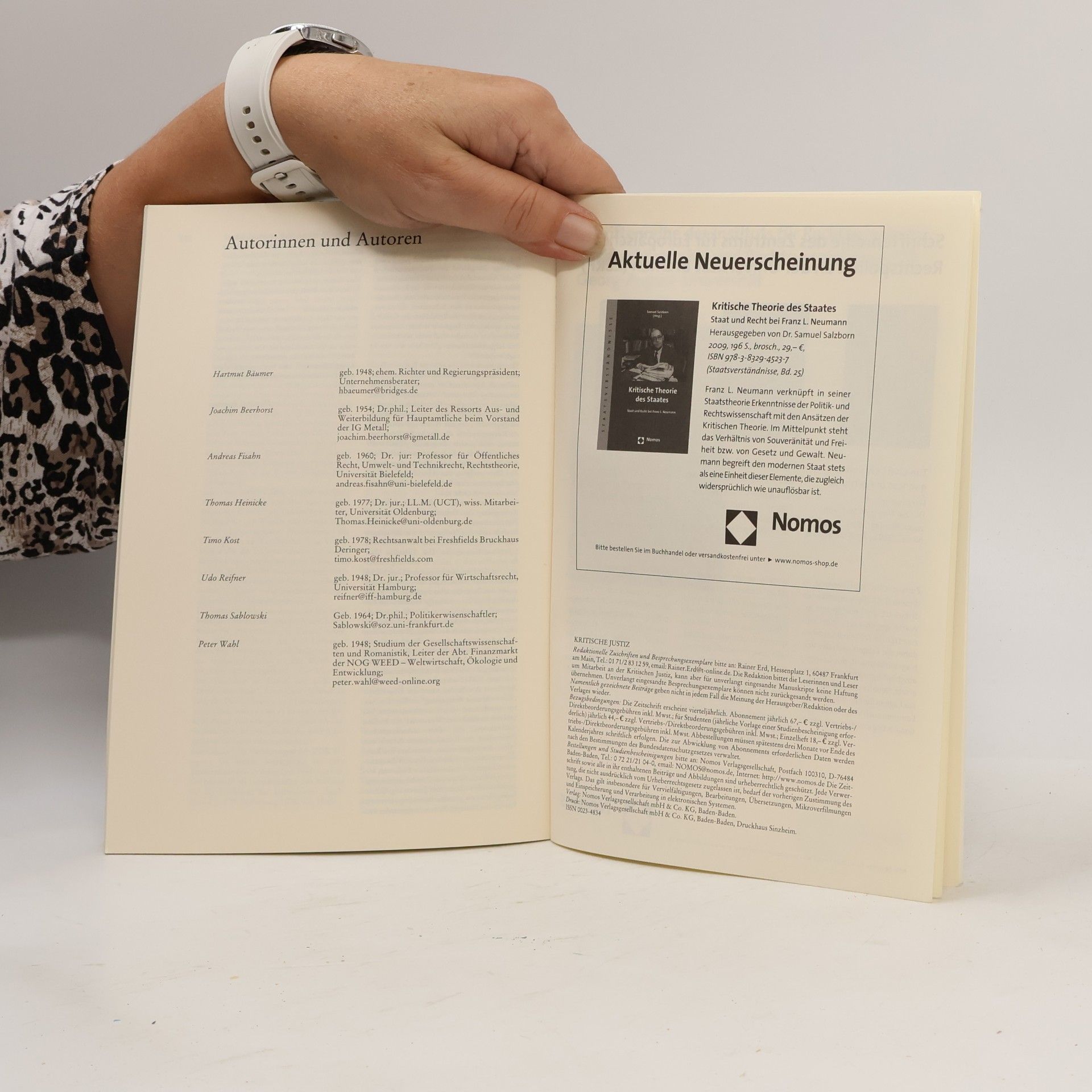 Autorenkollektiv Kritische Justiz. Jahrgang 42, Heft 2