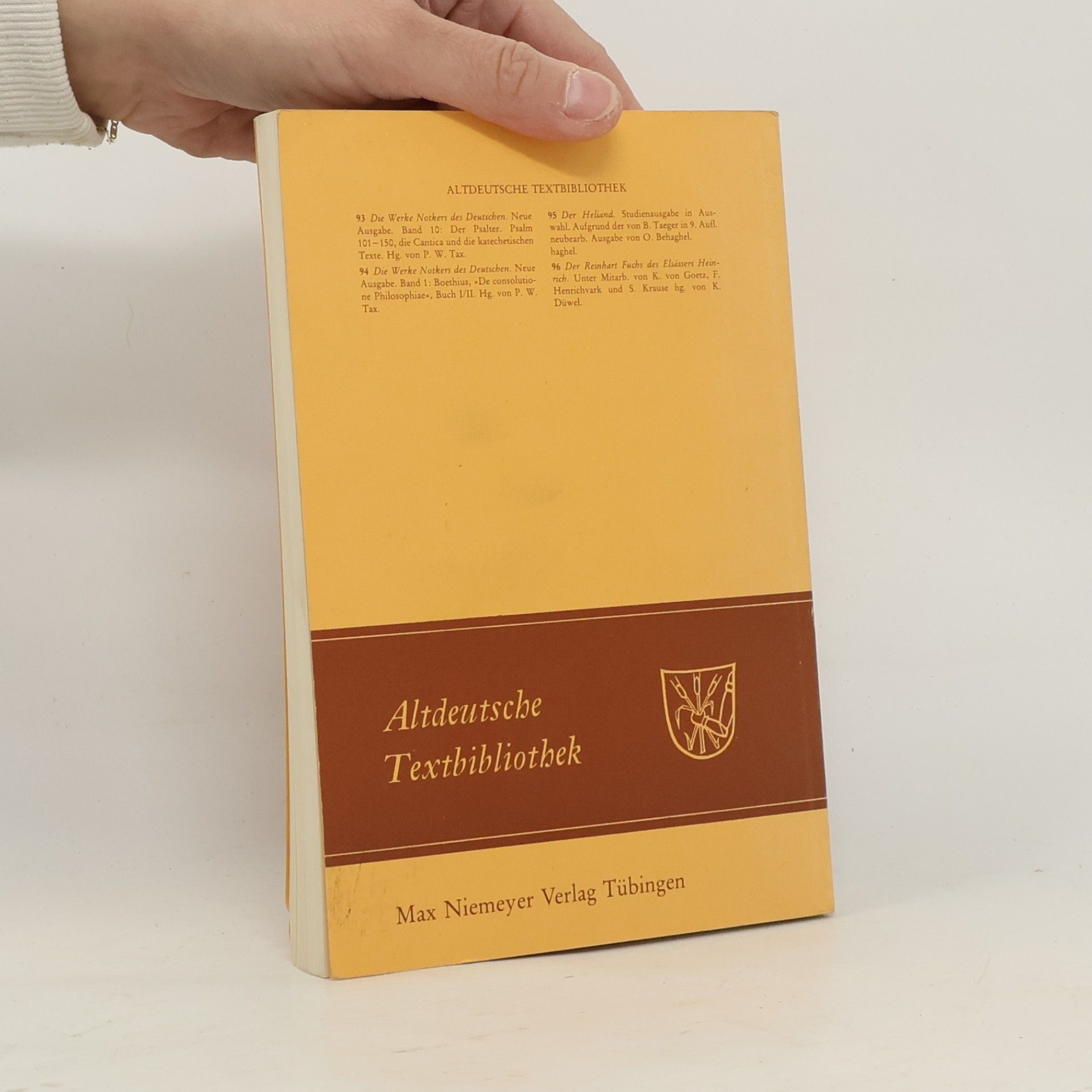 Walther (von der Vogelweide) Die Lieder Walthers von der Vogelweide