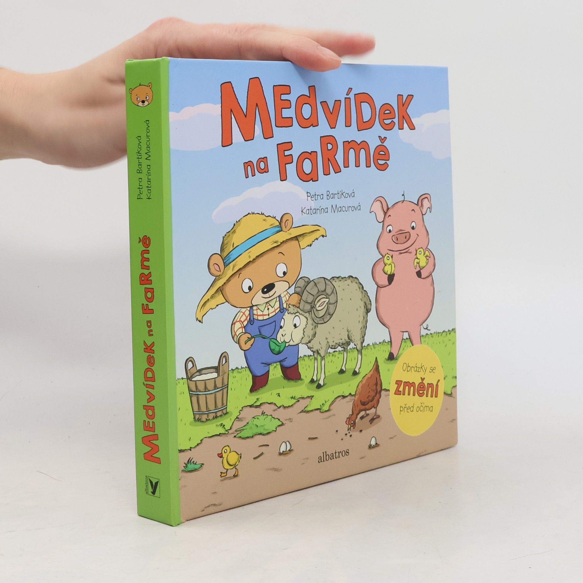 Medvídek na farmě