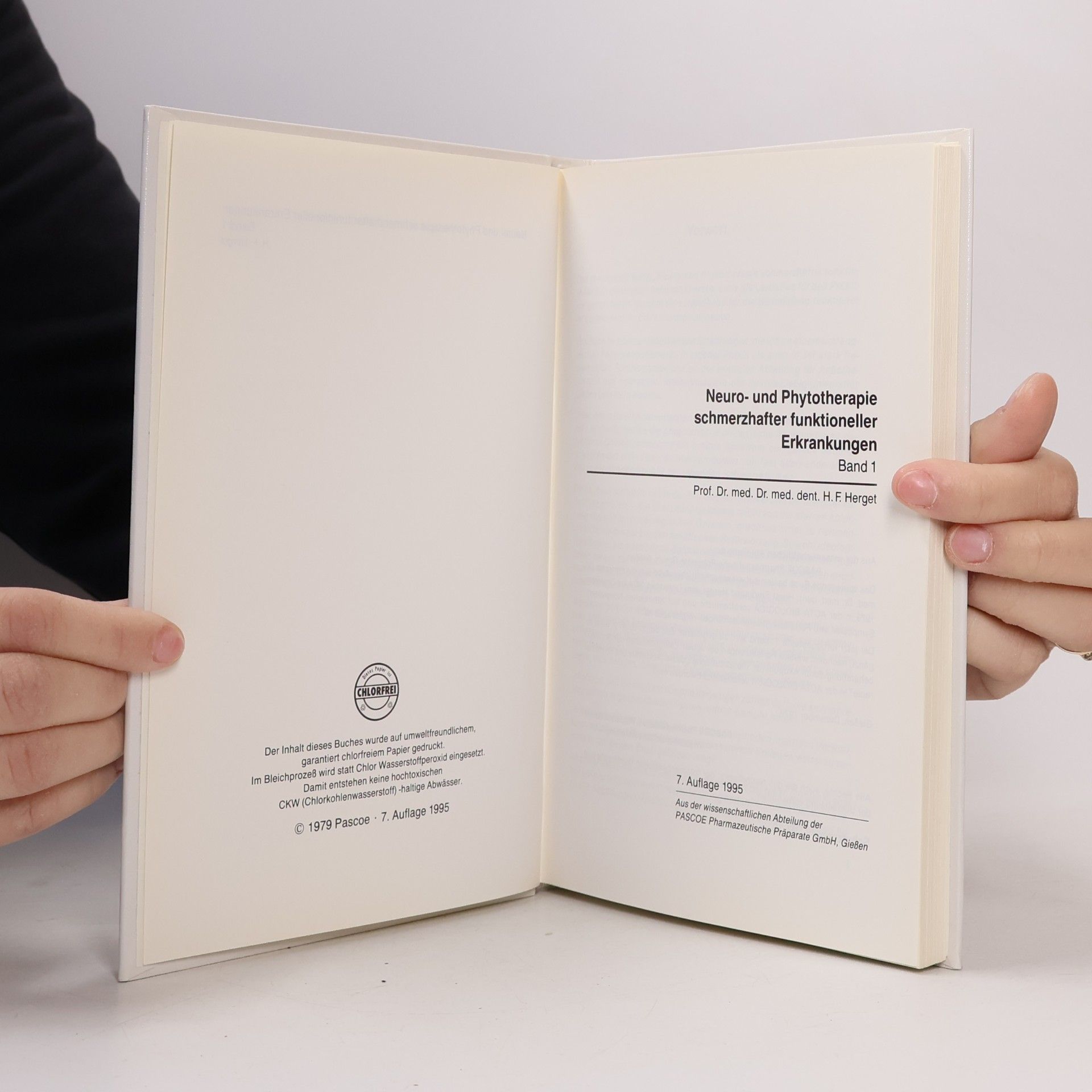 H. F Herget Neuro- und Phytotherapie schmerzhafter funktioneller Erkrankungen