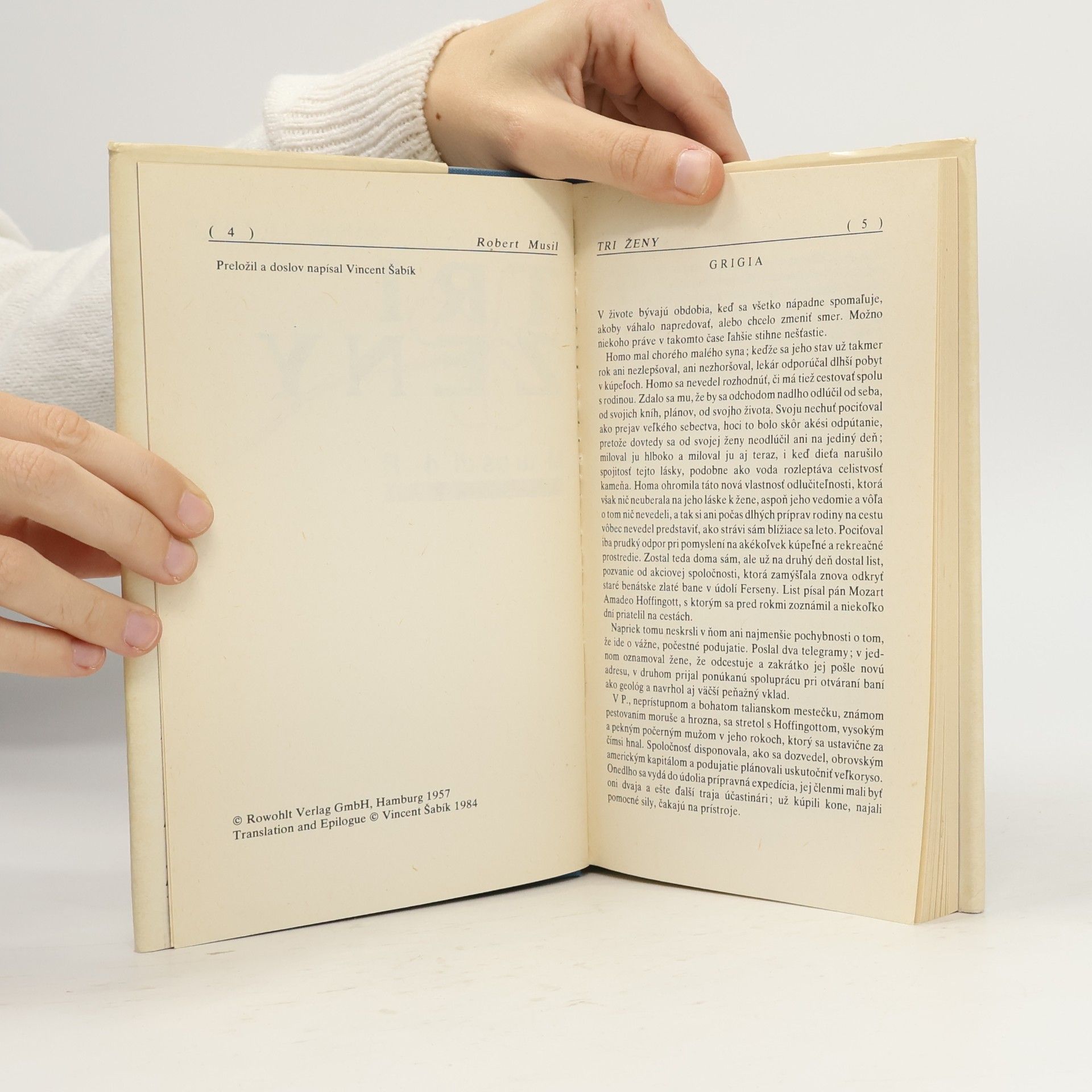 Robert Musil Tri ženy