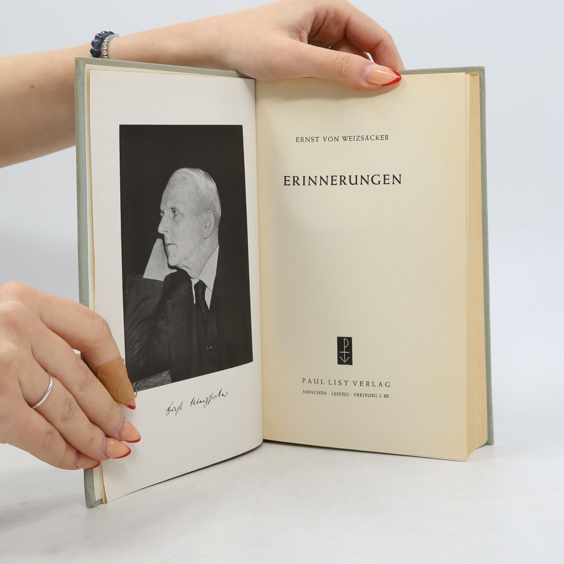 Ernst von Weizsaecker Erinnerungen