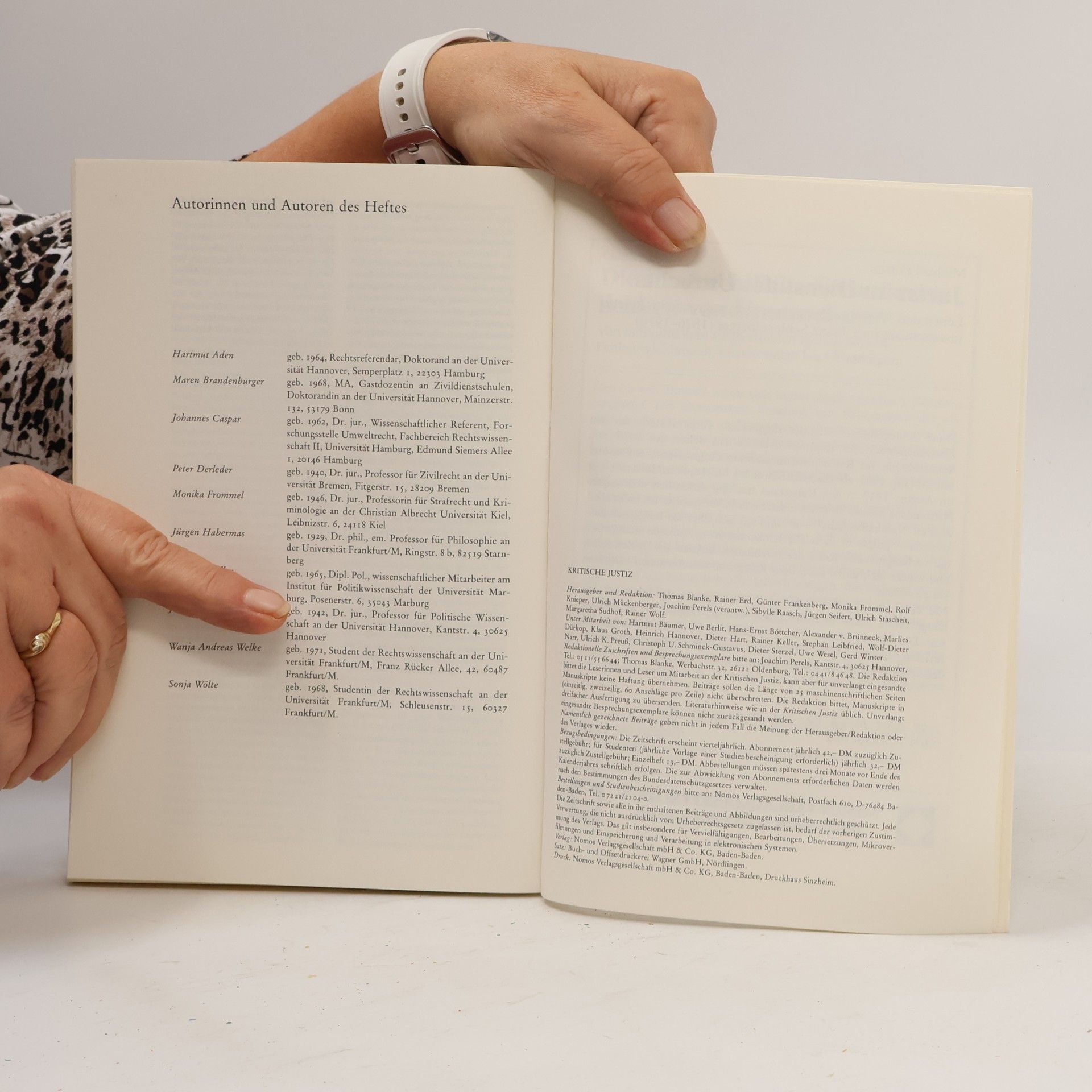 Autorenkollektiv Kritische Justiz 28. 3/1995