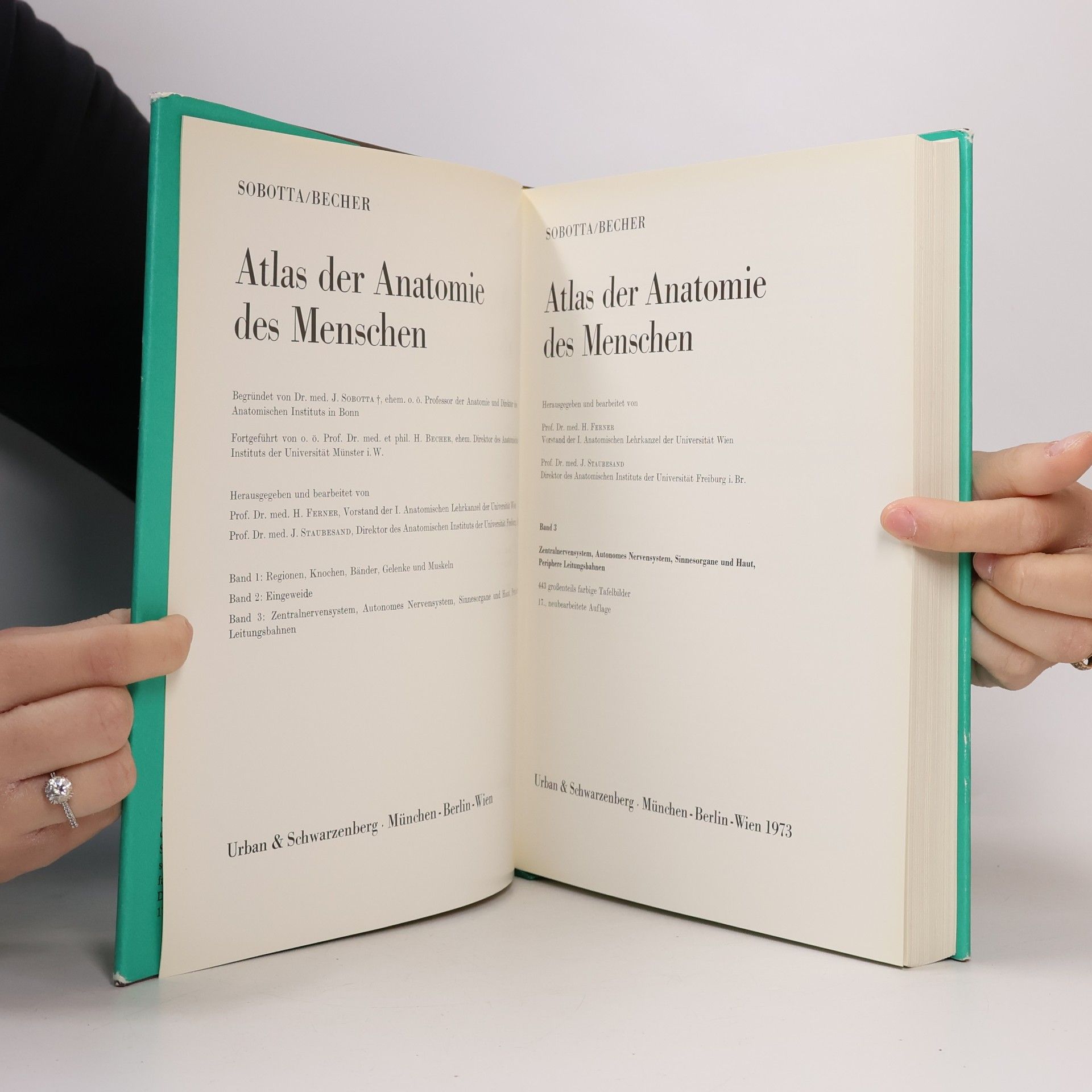 Johannes Sobotta Atlas der Anatomie des Menschen 3