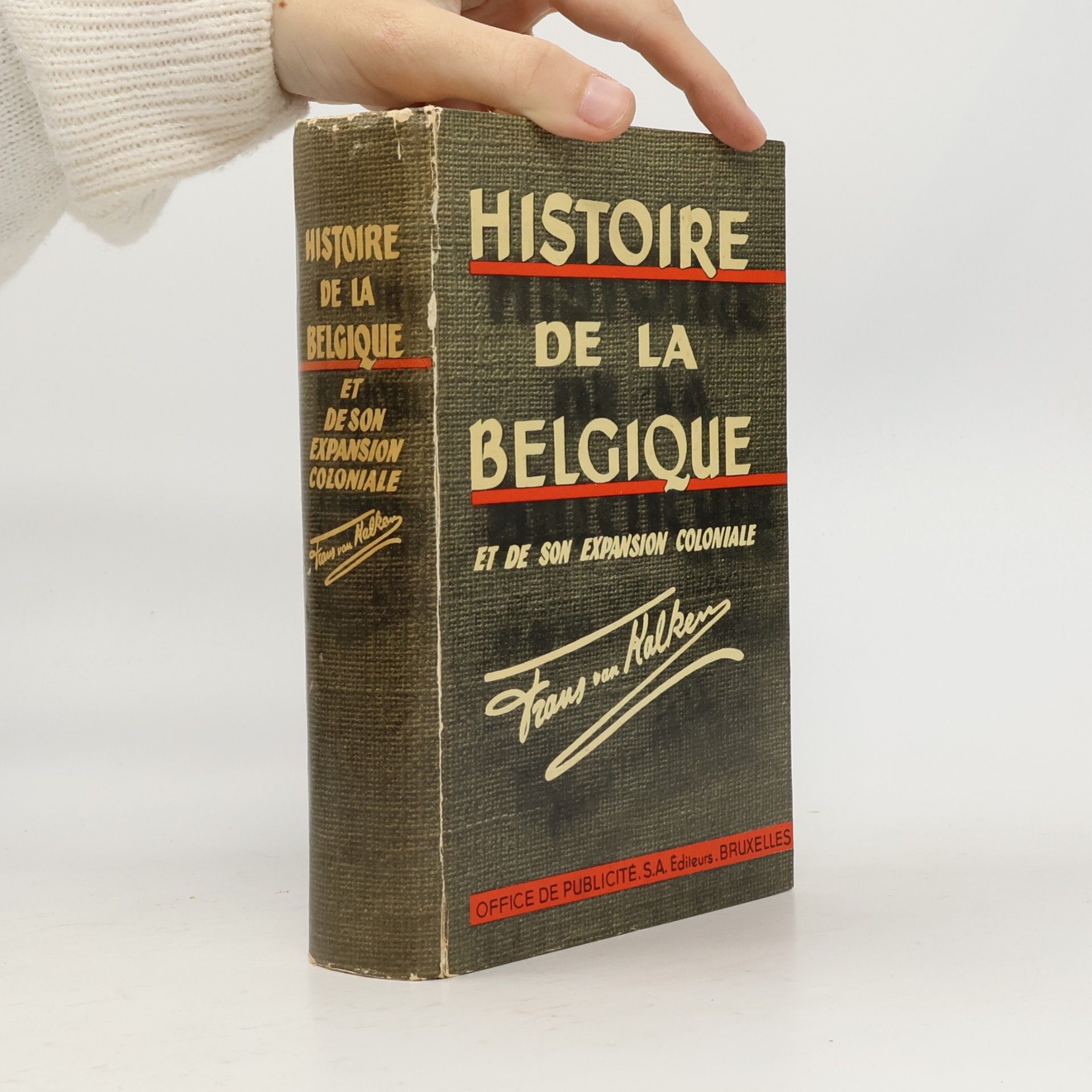 Frans Van Kalken Histoire de la Belgique