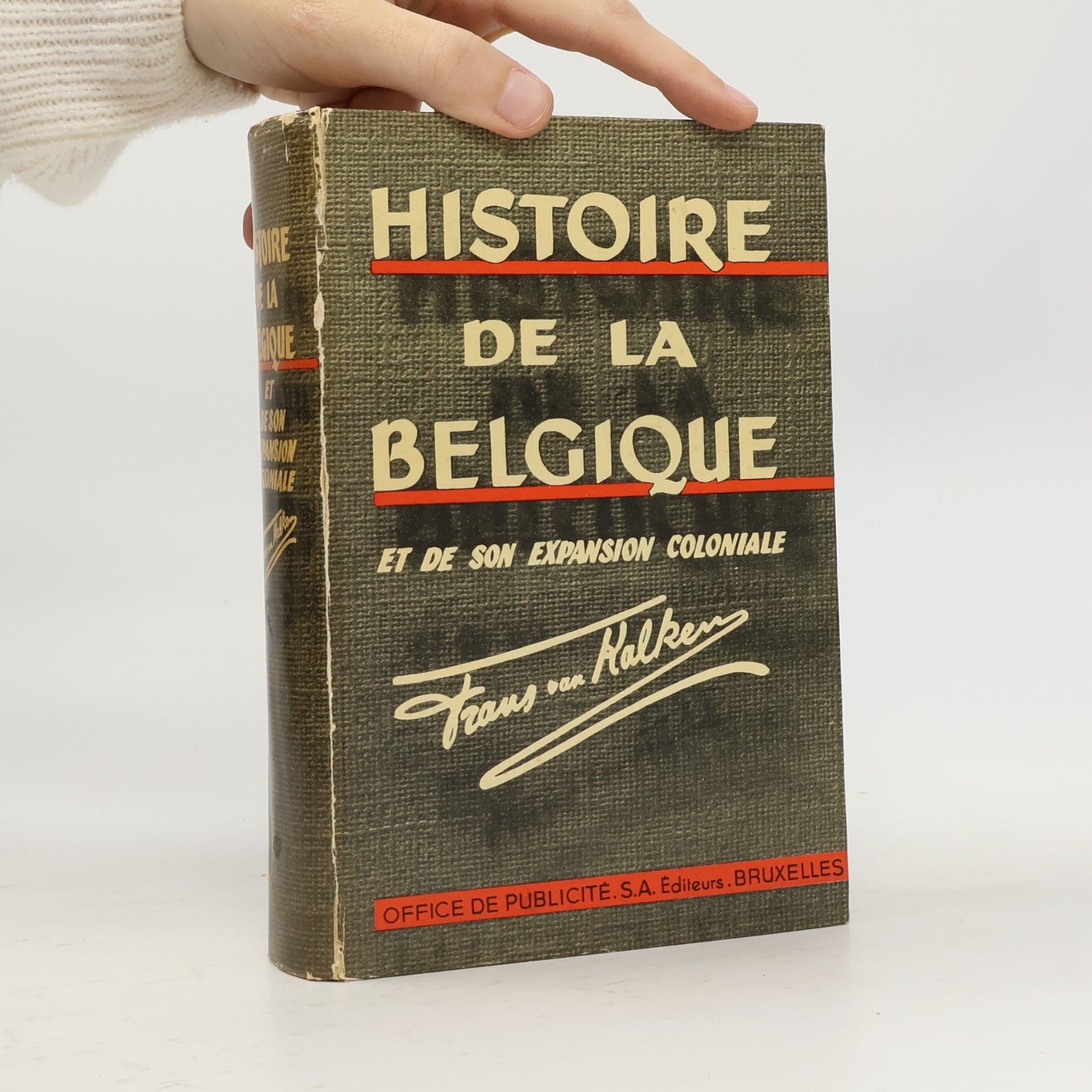 Frans Van Kalken Histoire de la Belgique