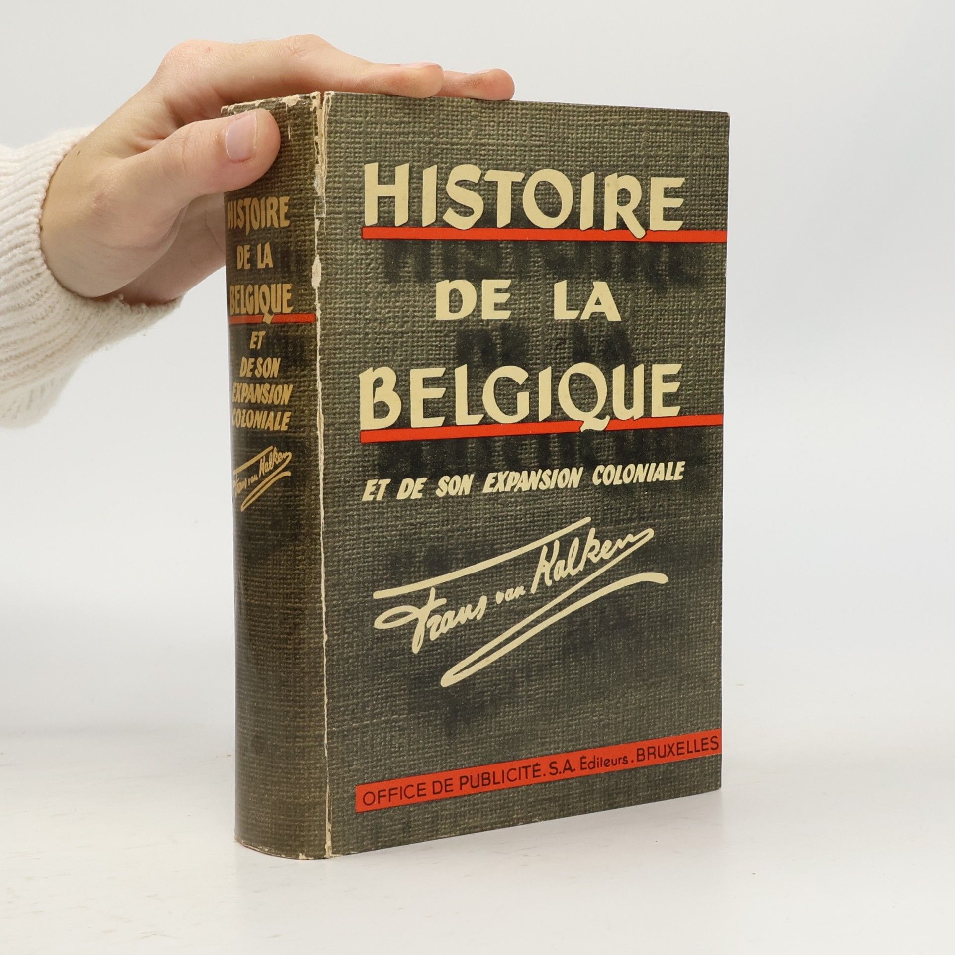 Frans Van Kalken Histoire de la Belgique
