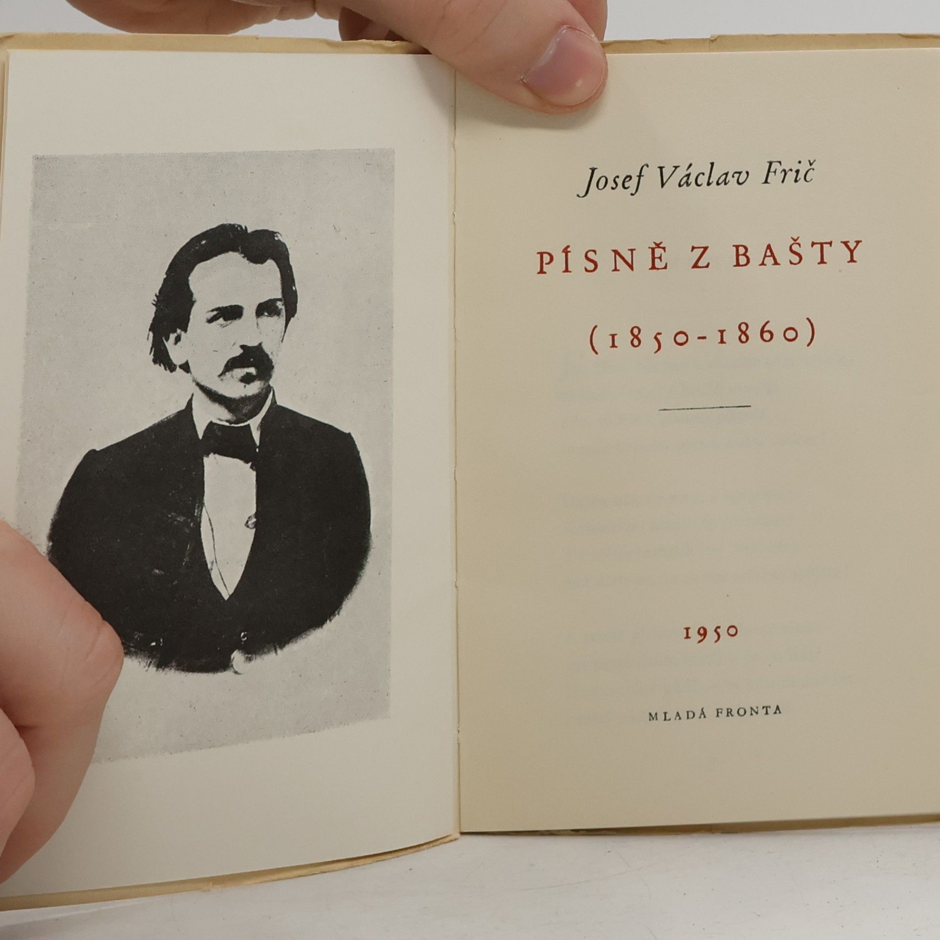 Josef Václav Frič Písně z bašty