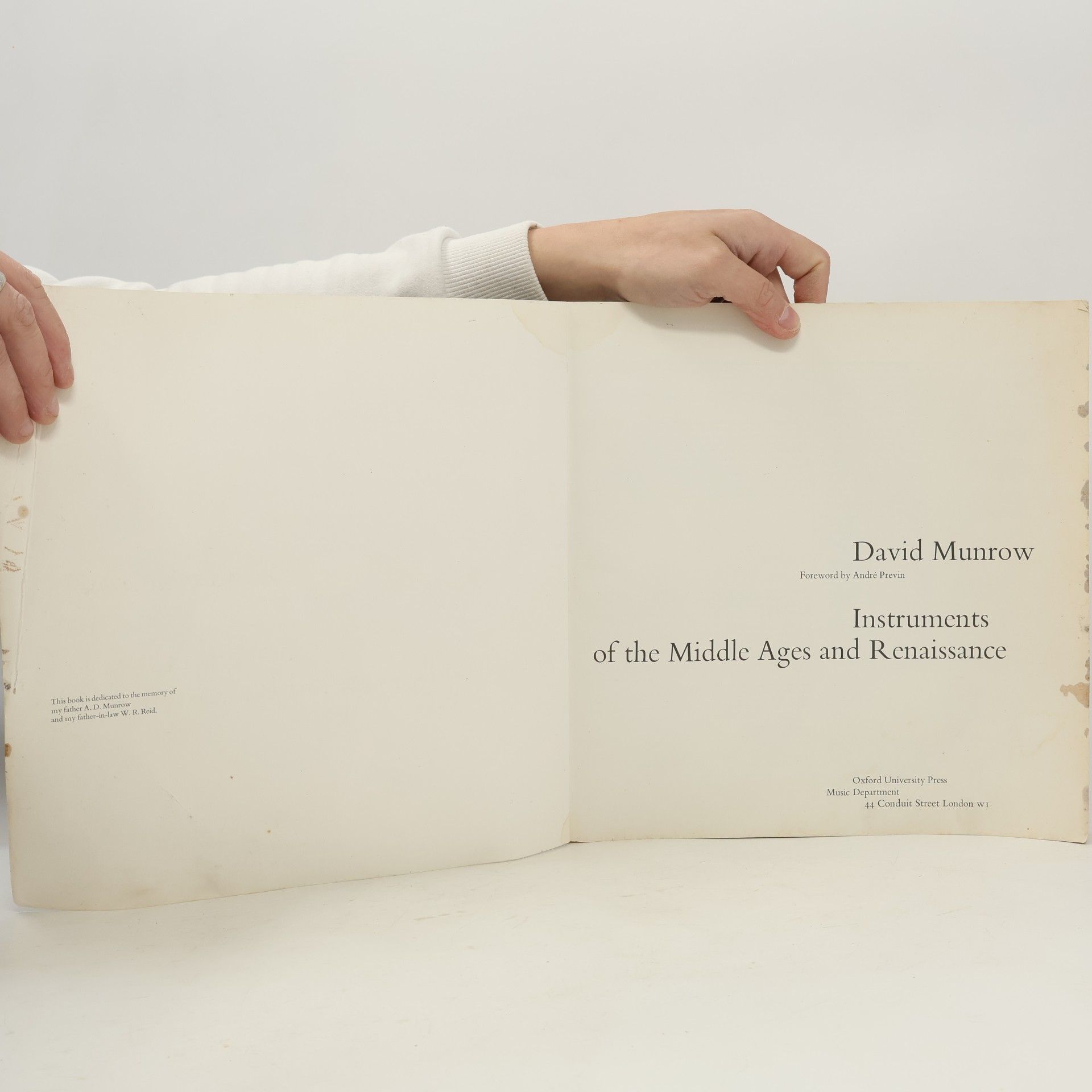 David Munrow Instruments of the Middle Ages and Renaissance