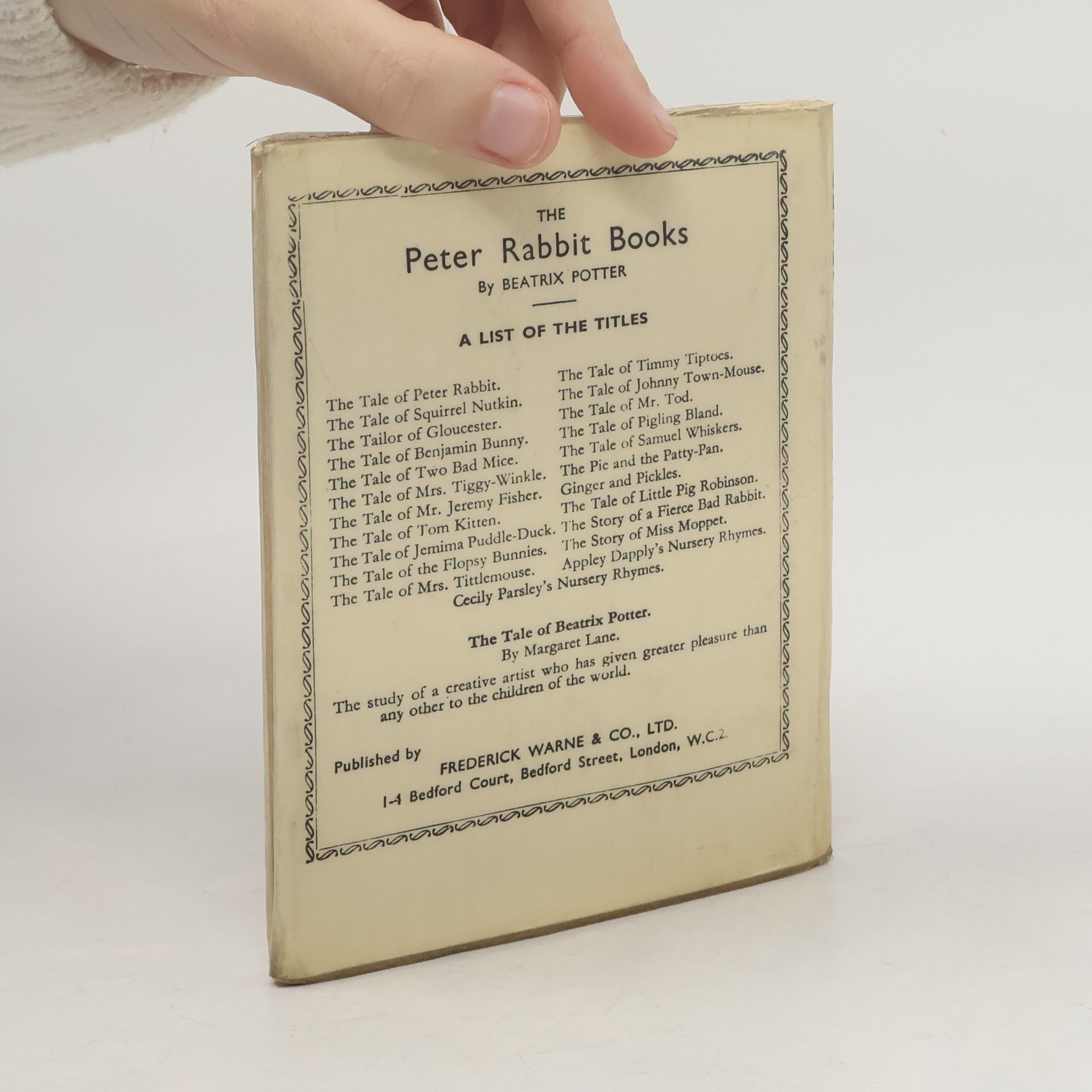 Beatrix Potter Cecily Parsley's Nursery Rhymes