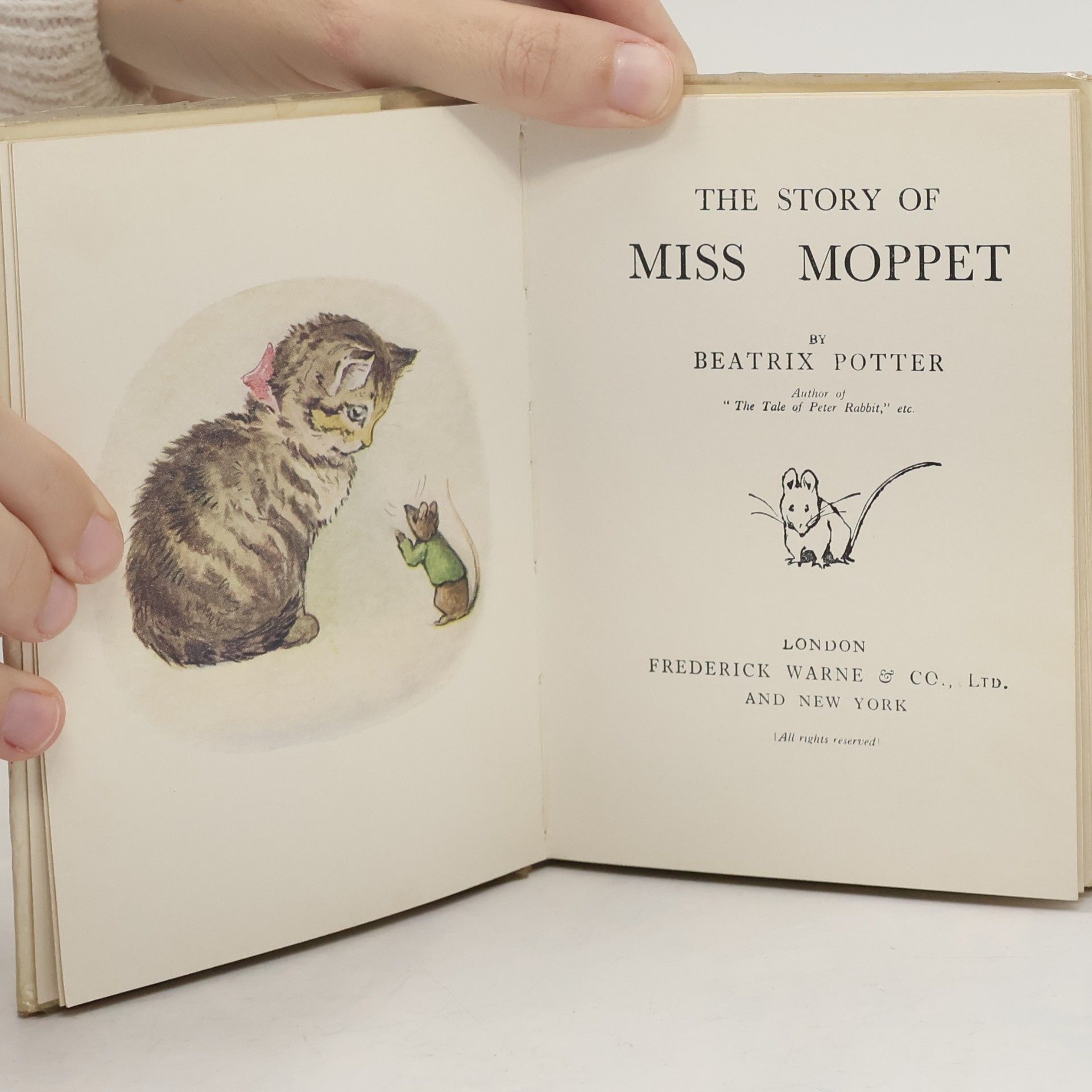 Beatrix Potterová The Story of Miss Moppet
