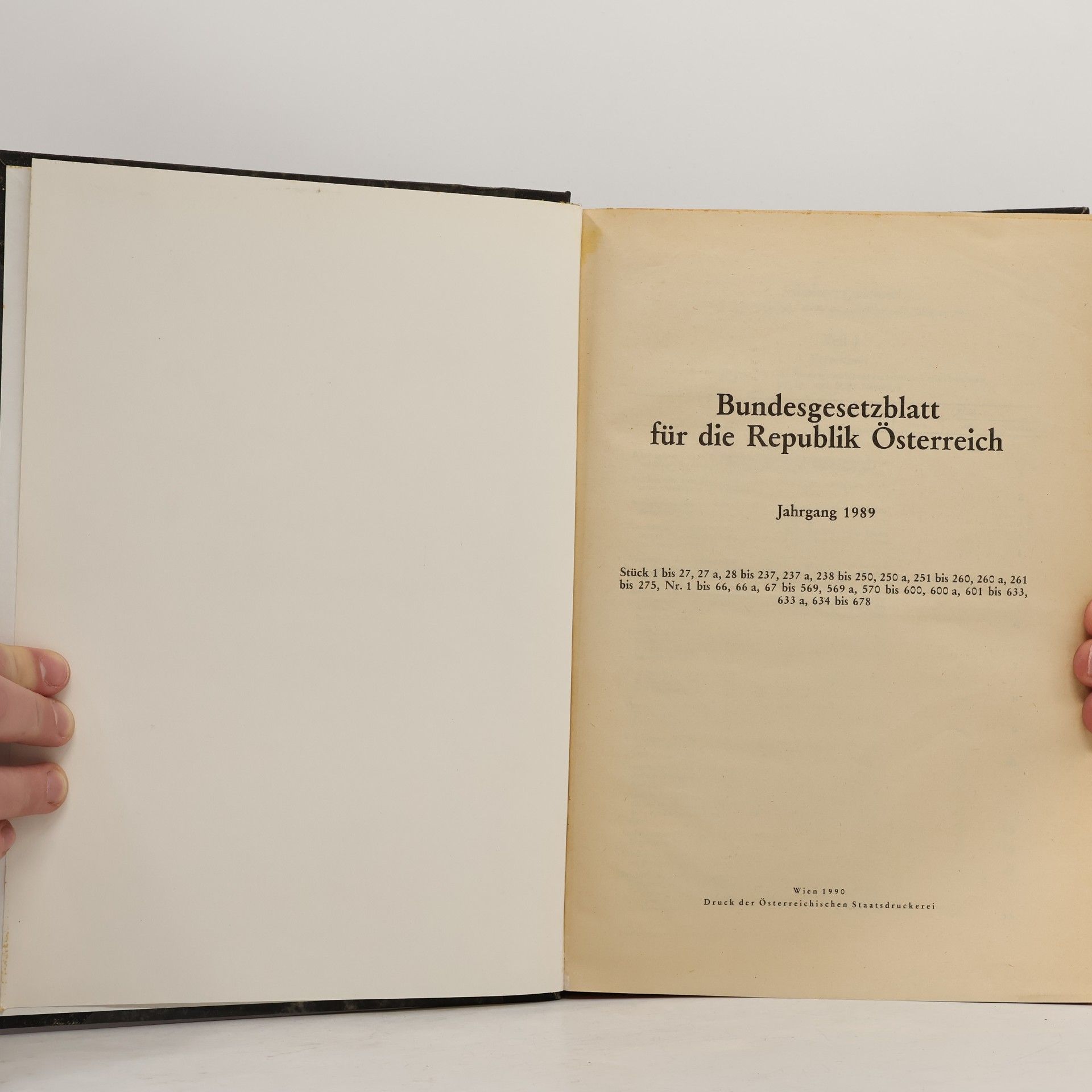 Autorenkollektiv BGBl. 1989 I