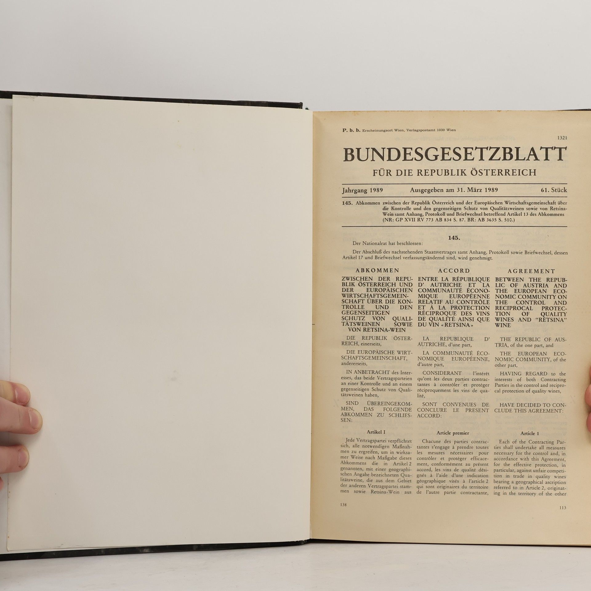 Various authors BGBl. 1989 II.