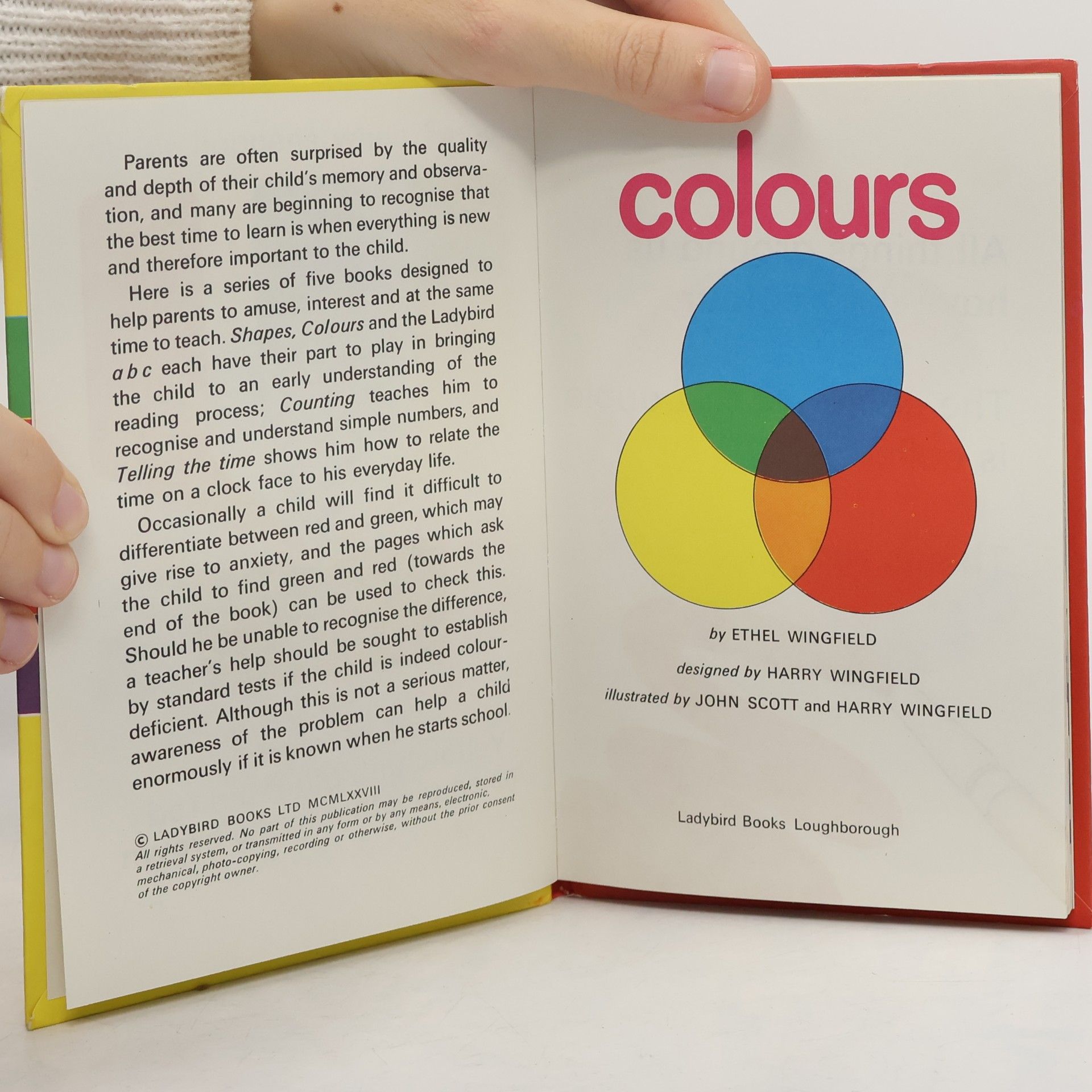 Ethel Wingfield Colours. Early Learning