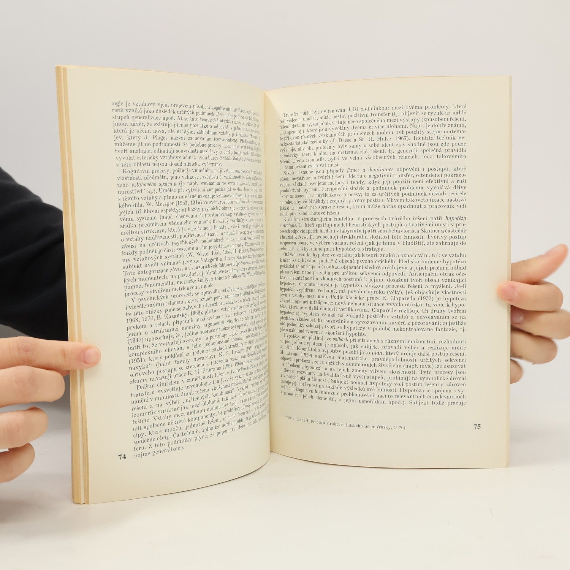 Josef Linhart Náhodné variace, struktura a plán v tvořivé činnosti