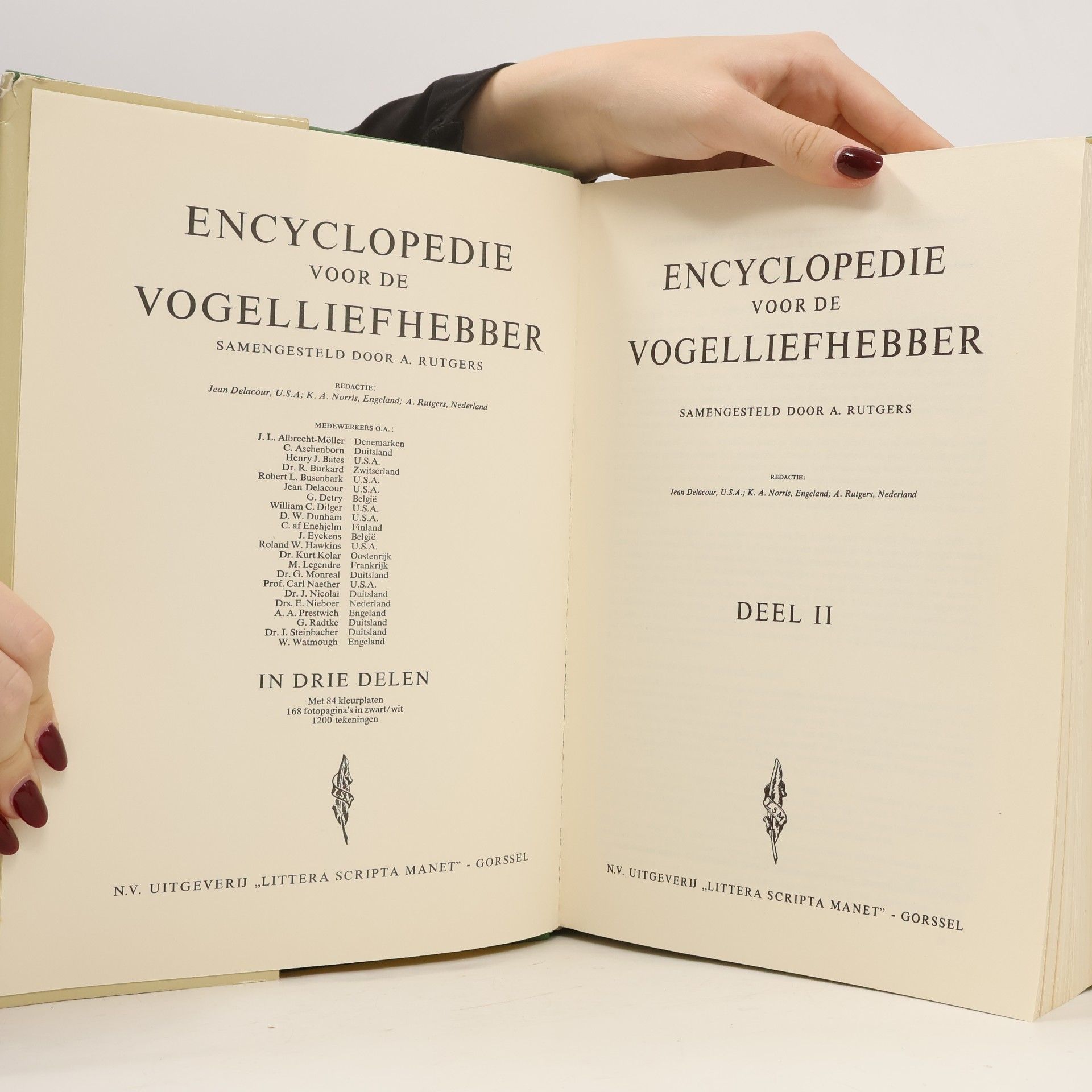 Abram Rutgers Encyclopedie voor de vogelliefhebber II.